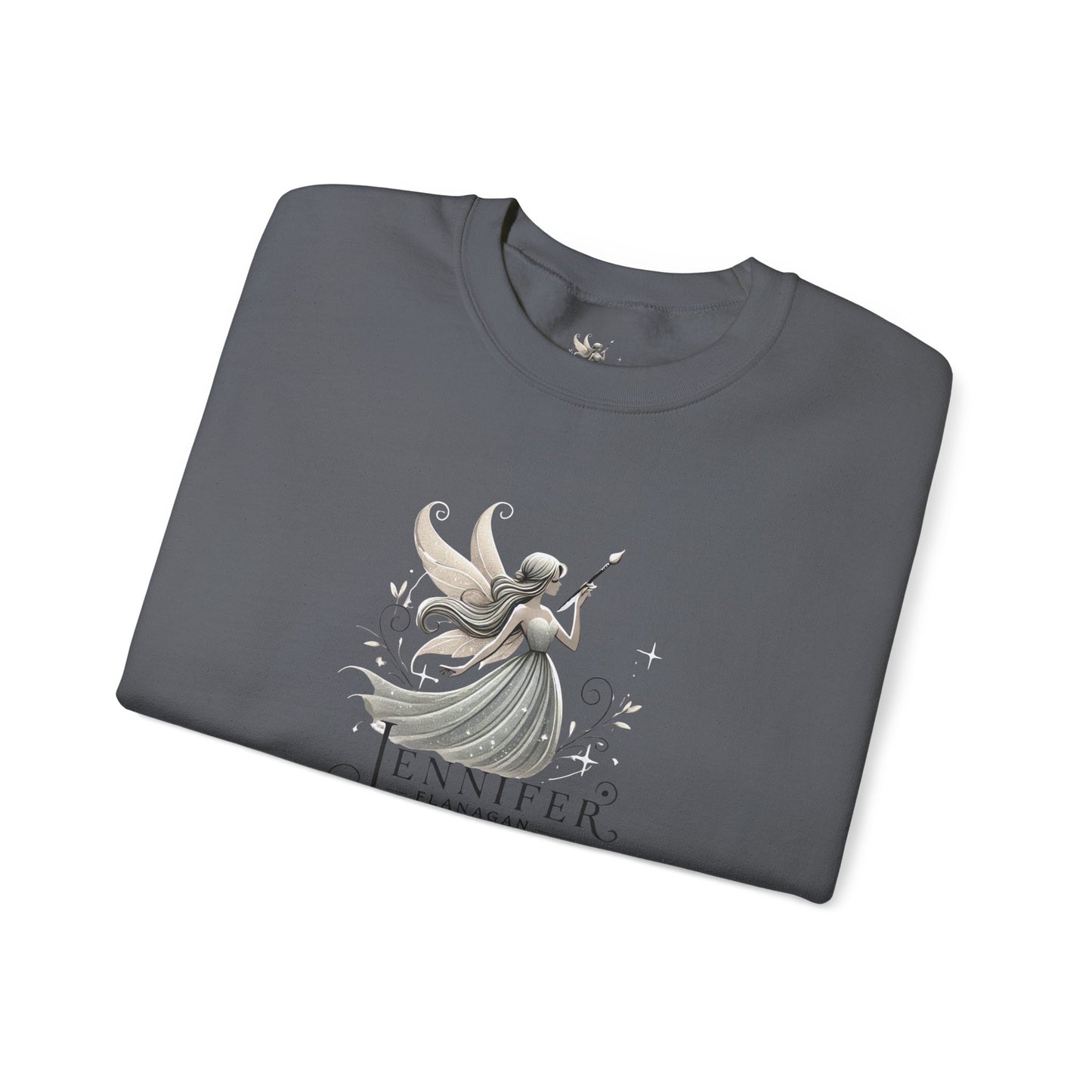 Whimsical Fairy Sweatshirt, Personalized Gift, Cozy Unisex Crewneck, Fantasy Themed Apparel, Unique Artwear, Perfect for Birthdays