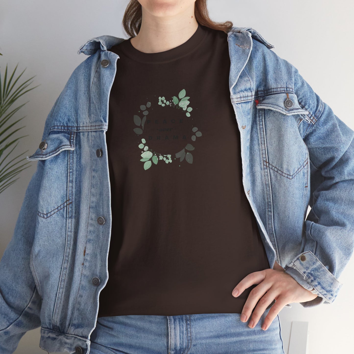 Peace & Karma Unisex Heavy Cotton Tee | Relaxed Fit, Eco-Friendly Apparel, Gift for Him/Her, Casual Wear, Nature Inspired, Mindfulness [...]