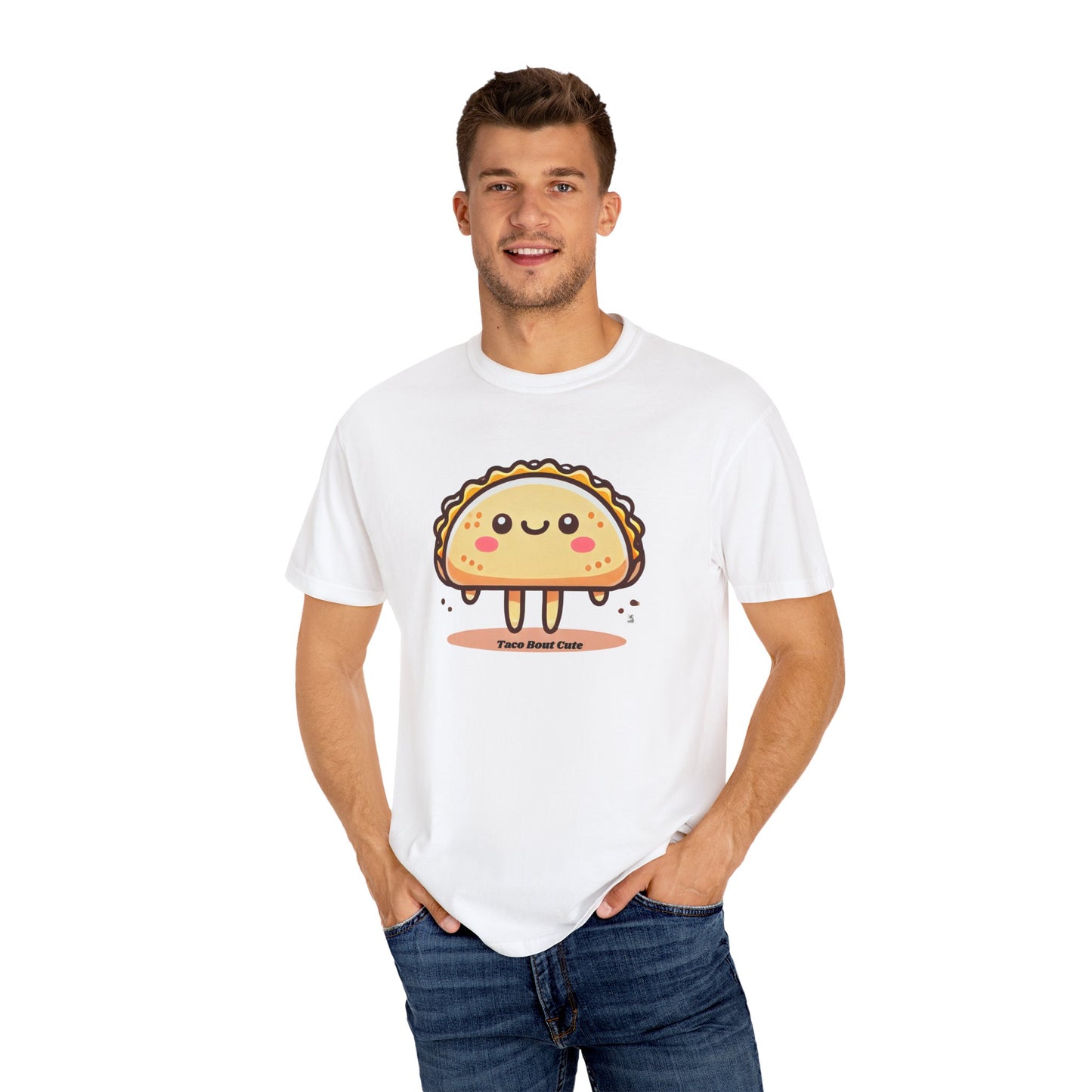 Cute Taco Graphic Tee, Unisex T-shirt, Foodie Gift, Valentine's Day Top, Casual Wear, Fun Snack Outfit