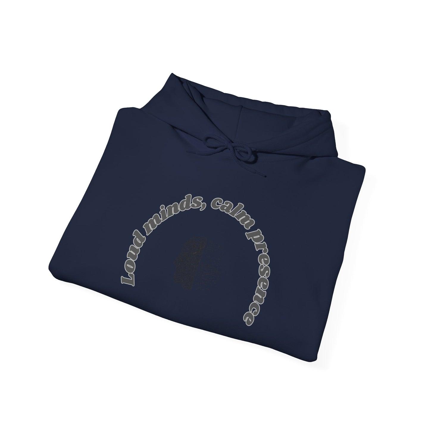 Calming Presence Hoodie - Unisex Heavy Blend™ Sweatshirt, Cozy Layer, Casual Wear, Mindfulness Gift, Relaxation Apparel