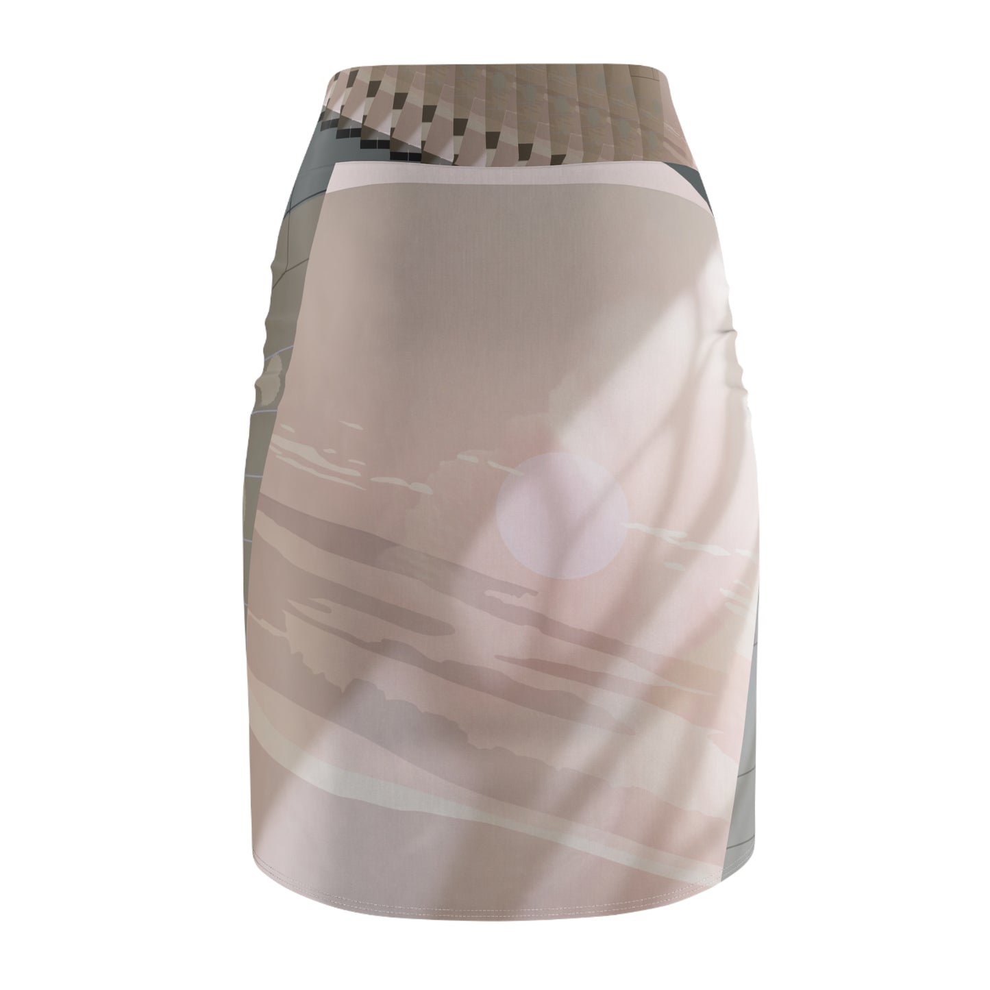 Chic Women's Pencil Skirt - Stylish AOP Design, Office Wear, Casual Outing, Evening Events, Fashion Statement