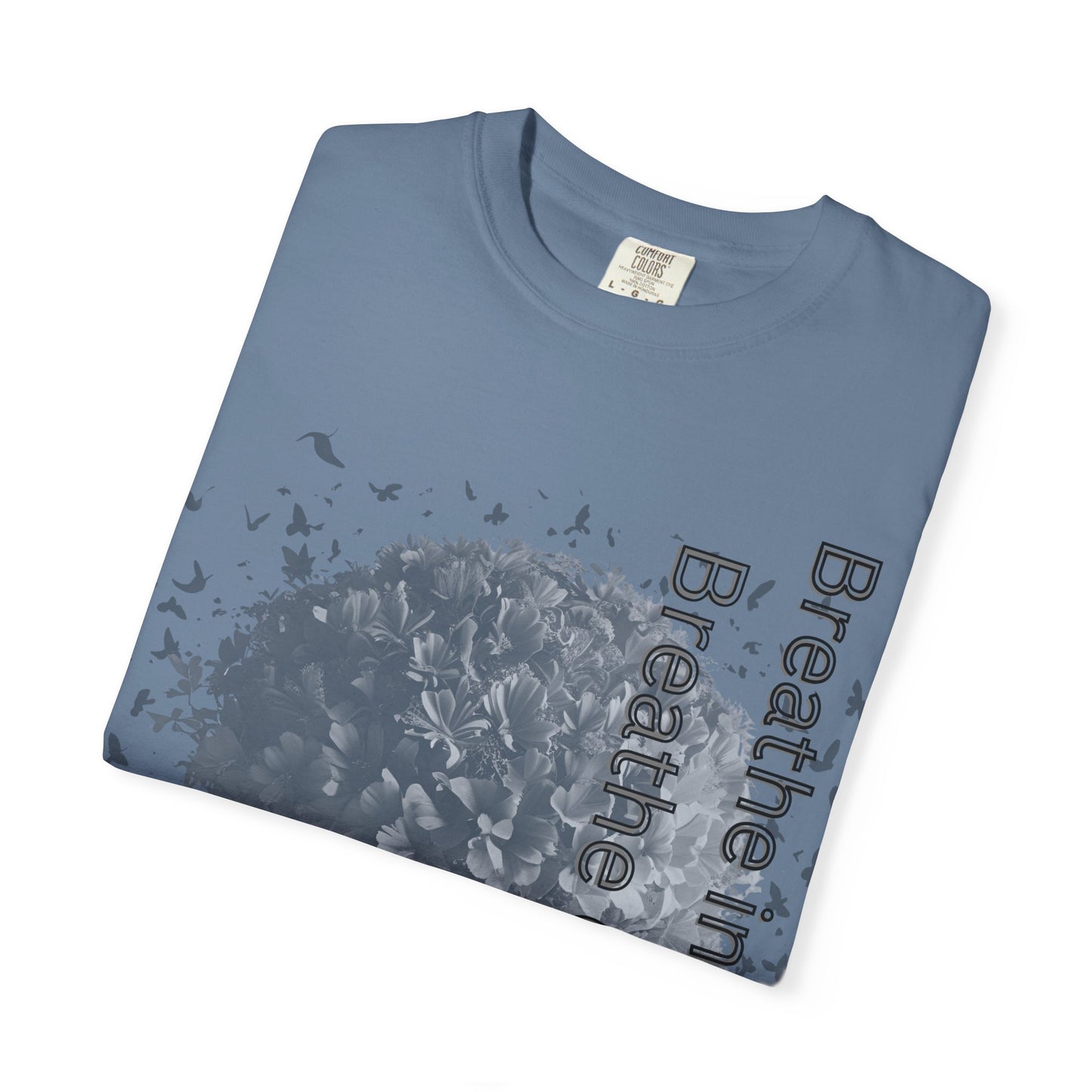 Inspirational Tree T-Shirt | Breathe Life, Courage & Fear | Unisex Tee for Nature Lovers, Gift, Self-Care, Mindfulness