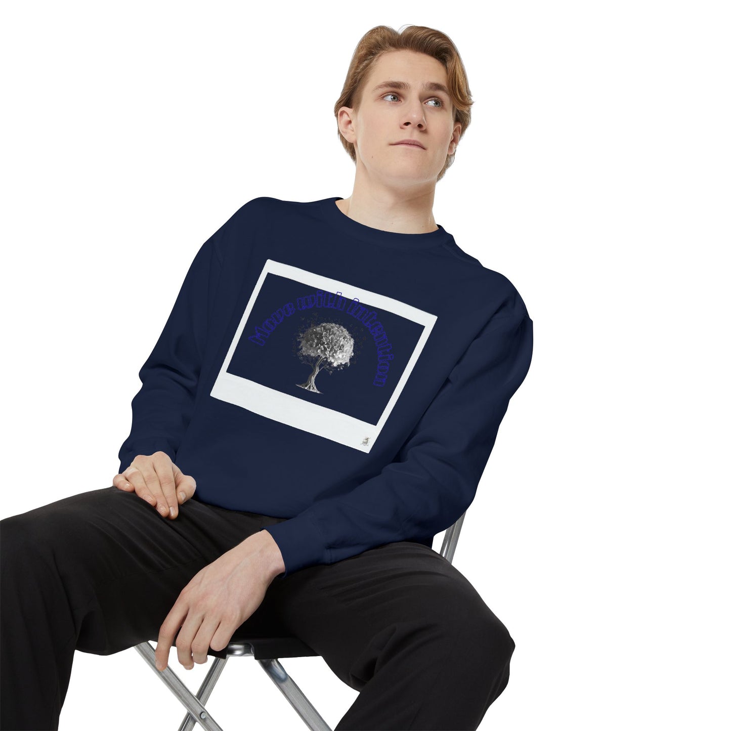 Garment-Dyed Sweatshirt with Inspirational Tree Design, Cozy Sweatshirt for Nature Lovers, Perfect Gift for Any Occasion, Unisex [...]