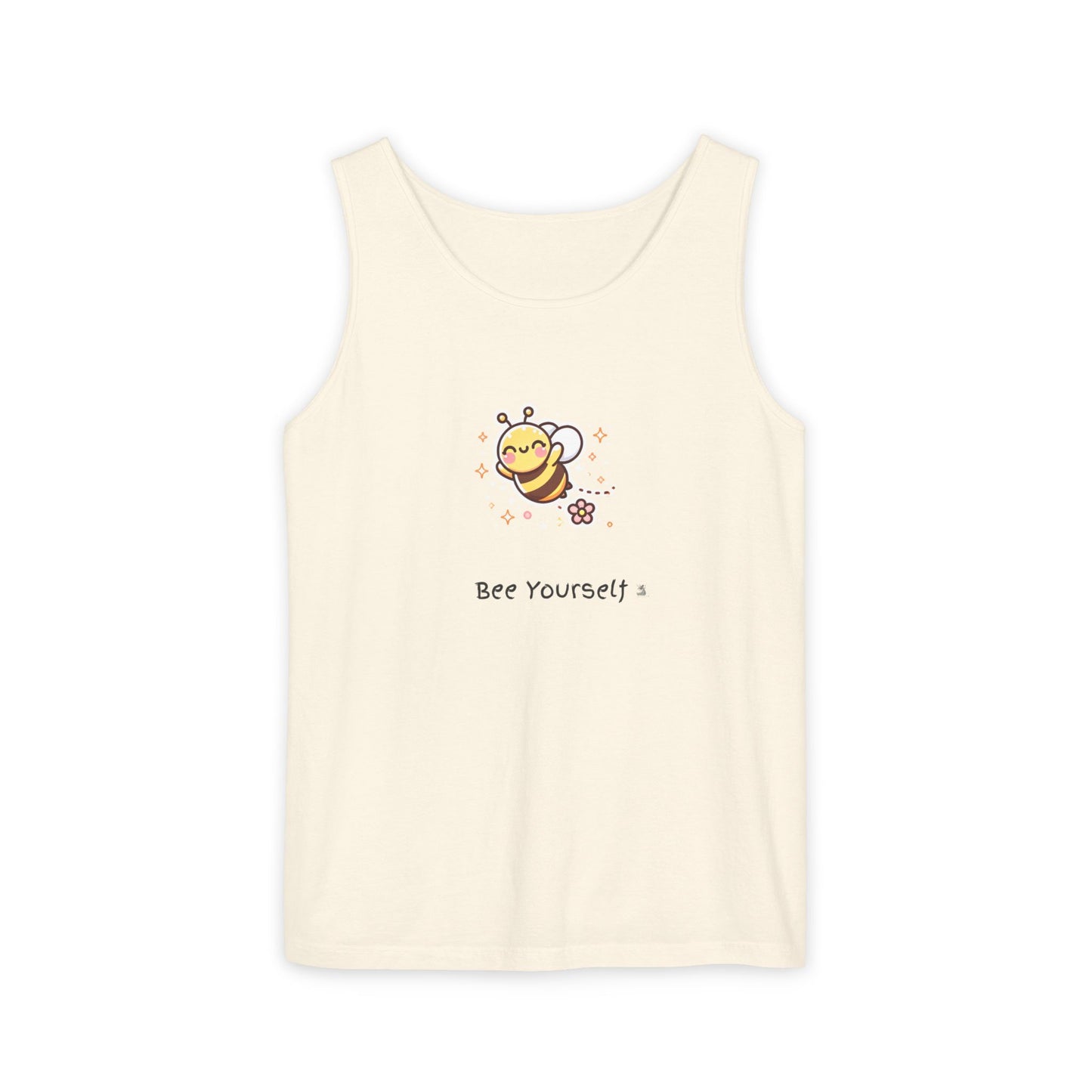 Bee Yourself Tank Top, Cute Bee Apparel, Summer Fashion, Unisex Summer Top, Gift for Nature Lovers, Bee Enthusiast Tank