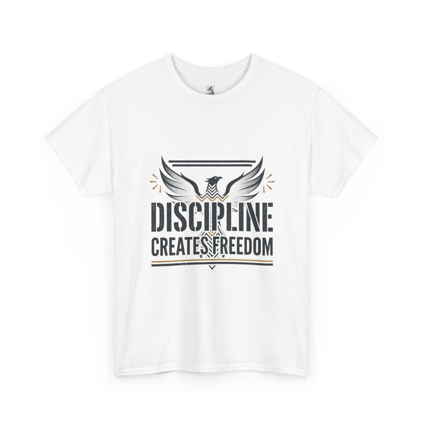 Discipline Creates Freedom T-Shirt — Motivational Eagle Fitness Tee