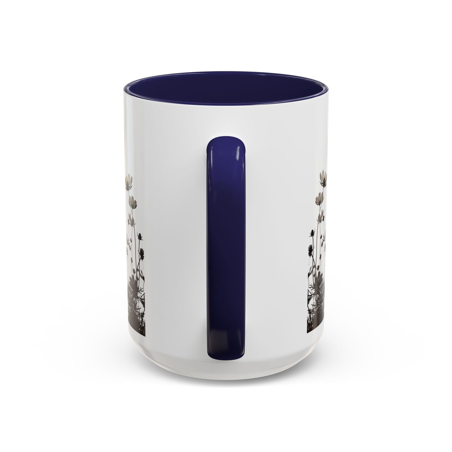 Floral Accent Coffee Mug