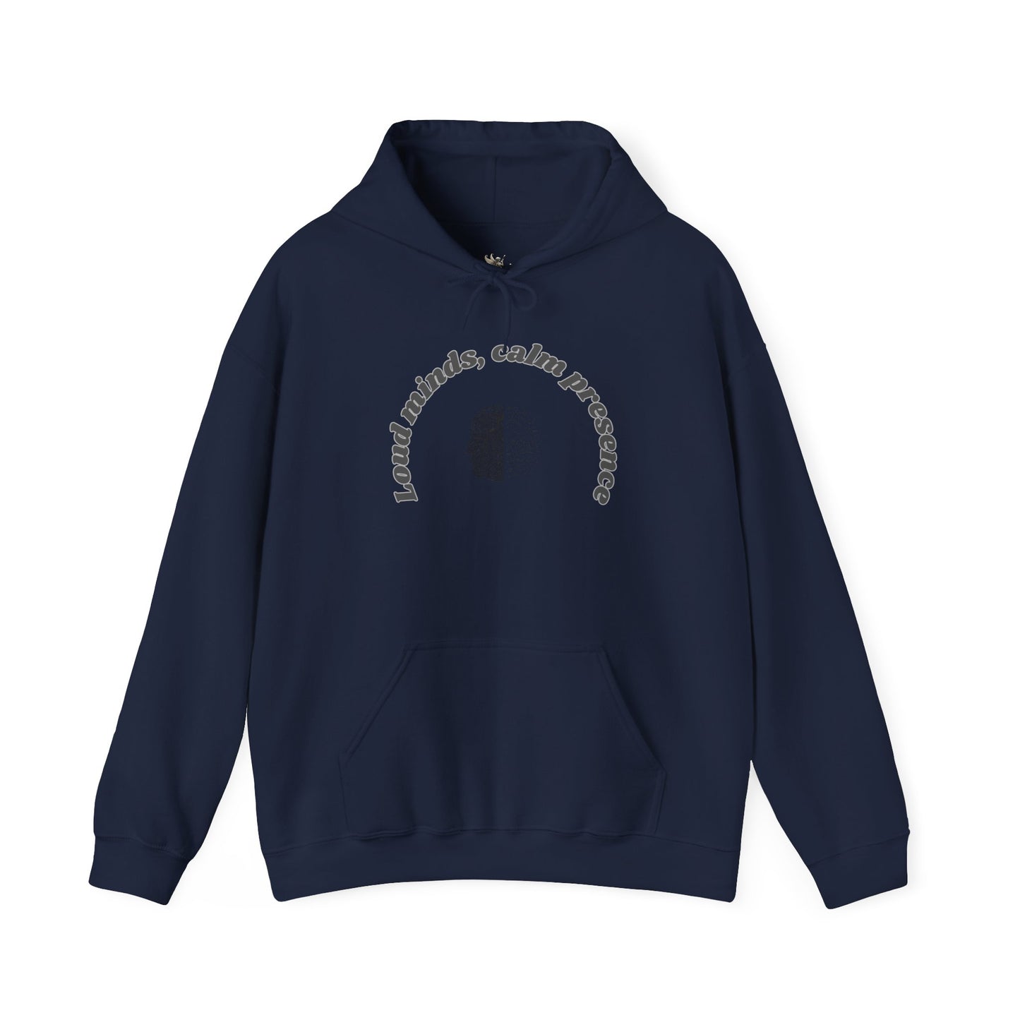 Calming Presence Hoodie - Unisex Heavy Blend™ Sweatshirt, Cozy Layer, Casual Wear, Mindfulness Gift, Relaxation Apparel