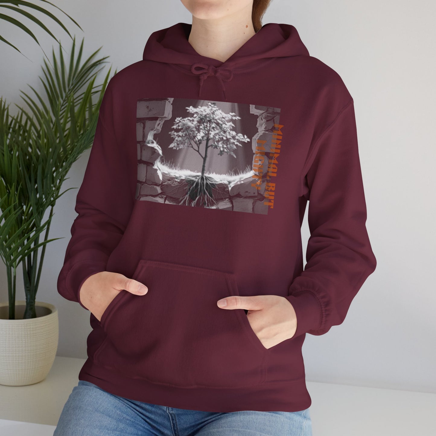 Minimal Art Aesthetic Hoodie, Cozy Oversized Sweatshirt for Art Lovers, Perfect Gift for Holidays & Celebrations, Streetwear Style
