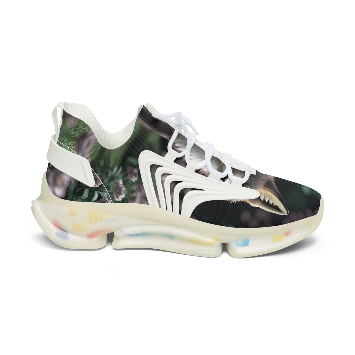 Floral Women's Sneakers, Stylish Casual Shoes, Trendy Athletic Footwear, Unique Gift for Her, Spring Fashion Footwear