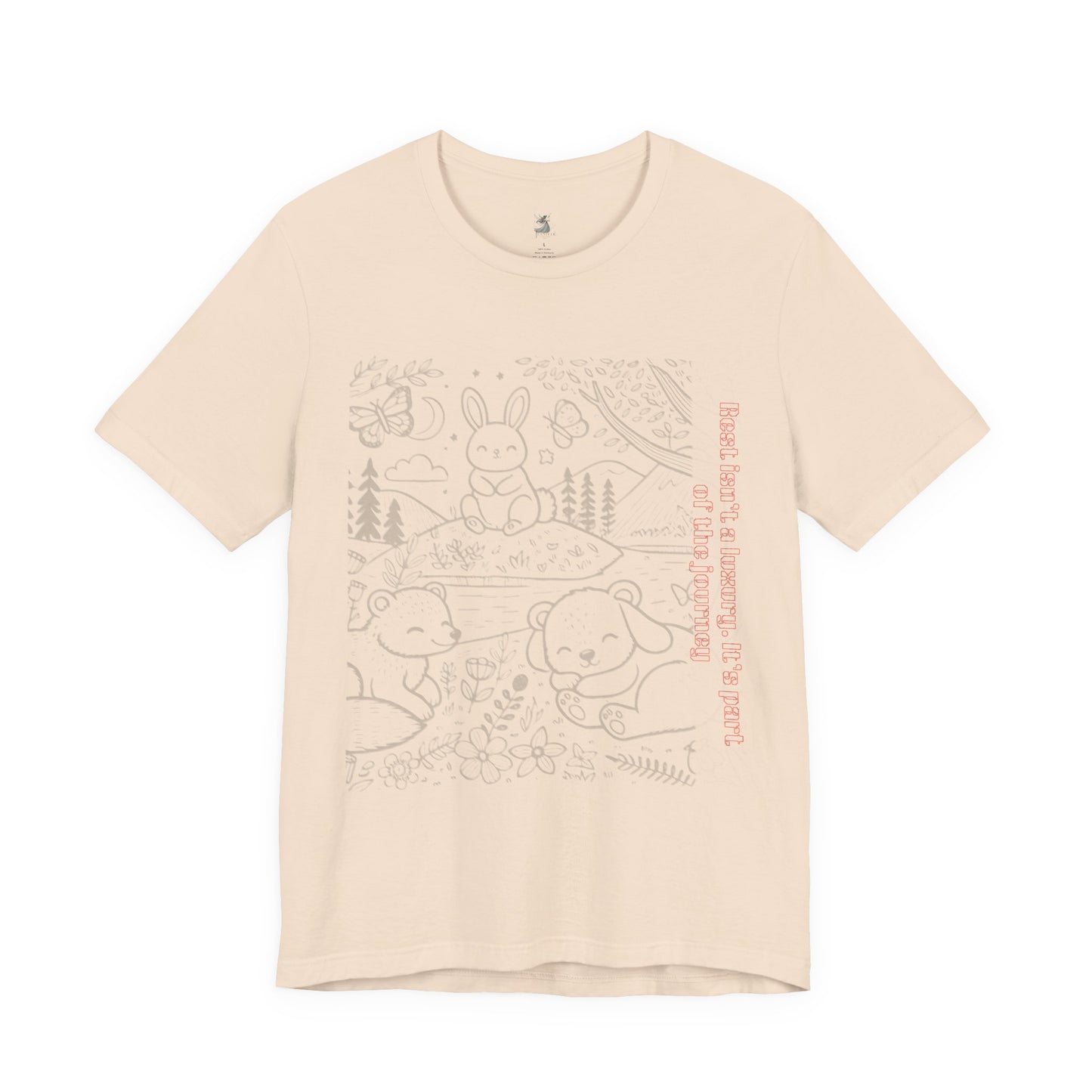 Cute Animal Design Unisex Jersey Tee, Gift for Animal Lovers, Nature Lover Shirt, Spring Fashion Tee, Kids & Adults T-Shirt