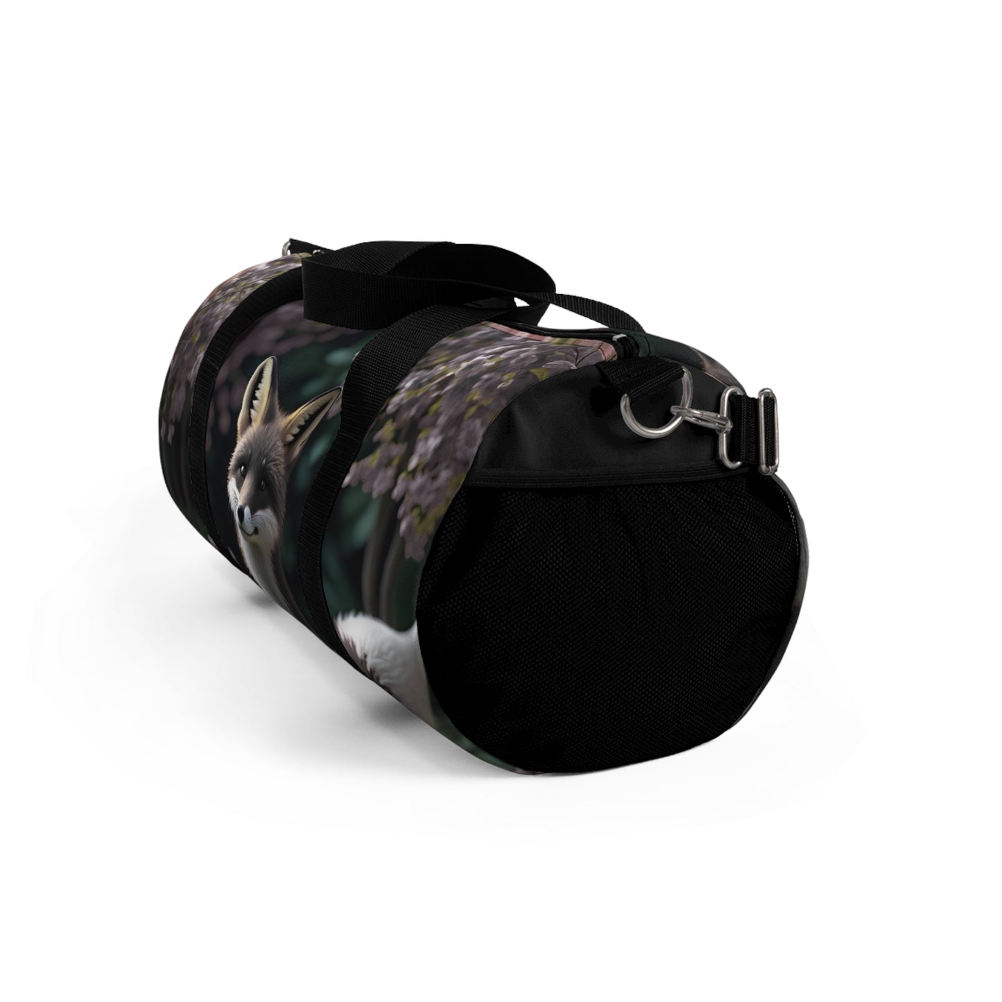 Floral Fox Duffel Bag | Perfect for Gym, Yoga, Travel, Gifts, Outdoor Adventures | Ideal for Nature Lovers!