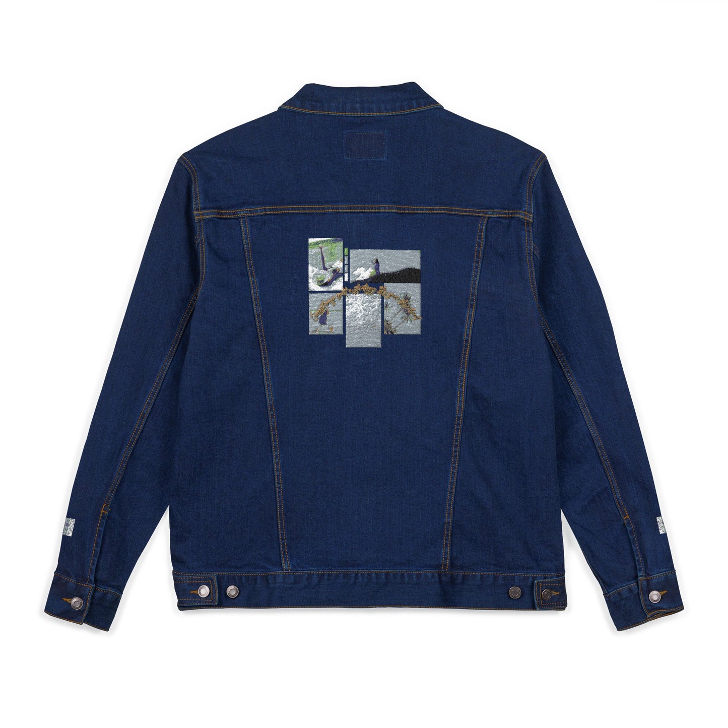 Stylish Unisex Embroidered Denim Jacket, Vintage Jean Jacket, Casual Wear, Spring Fashion, Unique Gifts for Him or Her