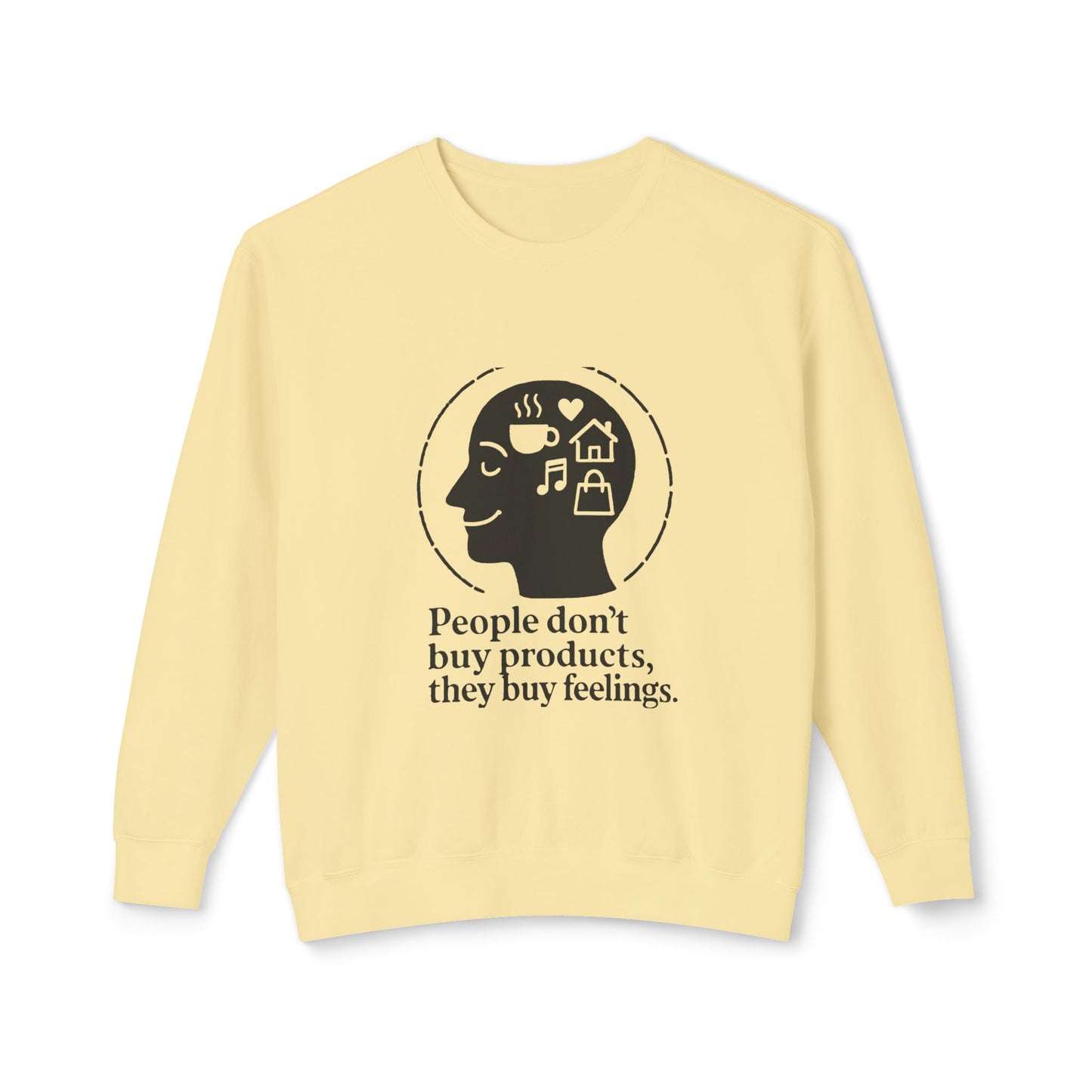 Emotional Connection Lightweight Crewneck Sweatshirt - Perfect Gift for Mindfulness Lovers, Cozy, Inspirational Apparel, Casual [...]