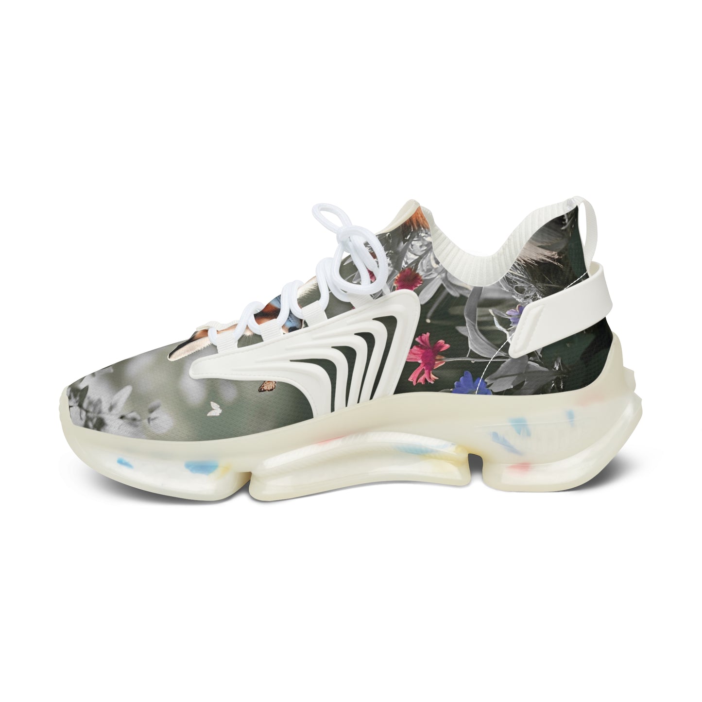 Stylish Women's Mesh Sneakers with Vibrant Floral Design, Fashion Fitness Shoes, Trendy Sneakers for Women, Comfortable Athletic [...]