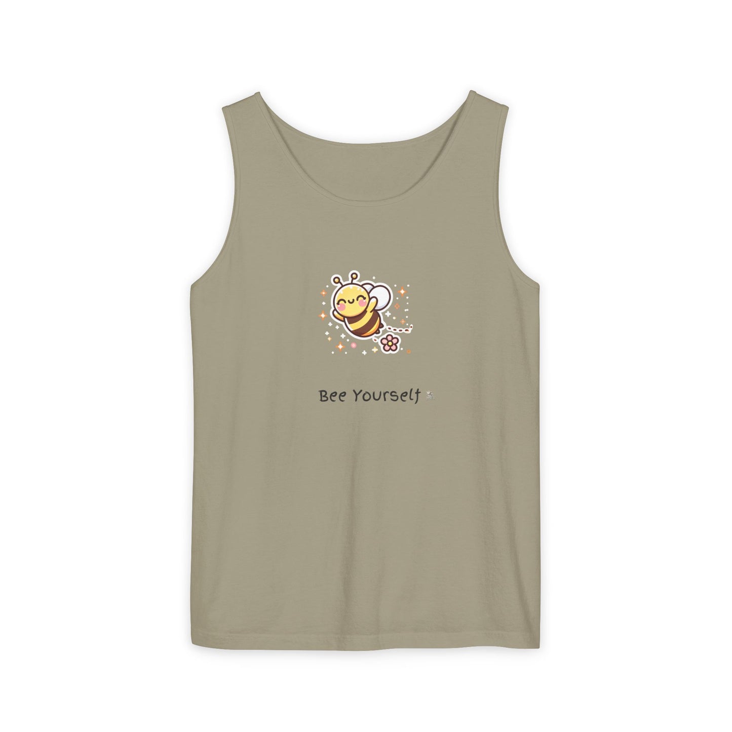 Bee Yourself Tank Top, Cute Bee Apparel, Summer Fashion, Unisex Summer Top, Gift for Nature Lovers, Bee Enthusiast Tank