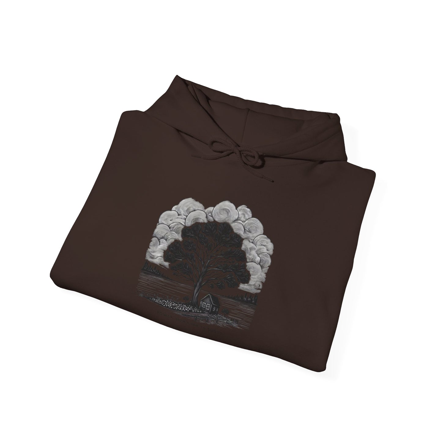 Nature-Inspired Hooded Sweatshirt | Ideal for Nature Lovers, Cozy Fall Wear, Gifts for Friends, Eco-Friendly Fashion
