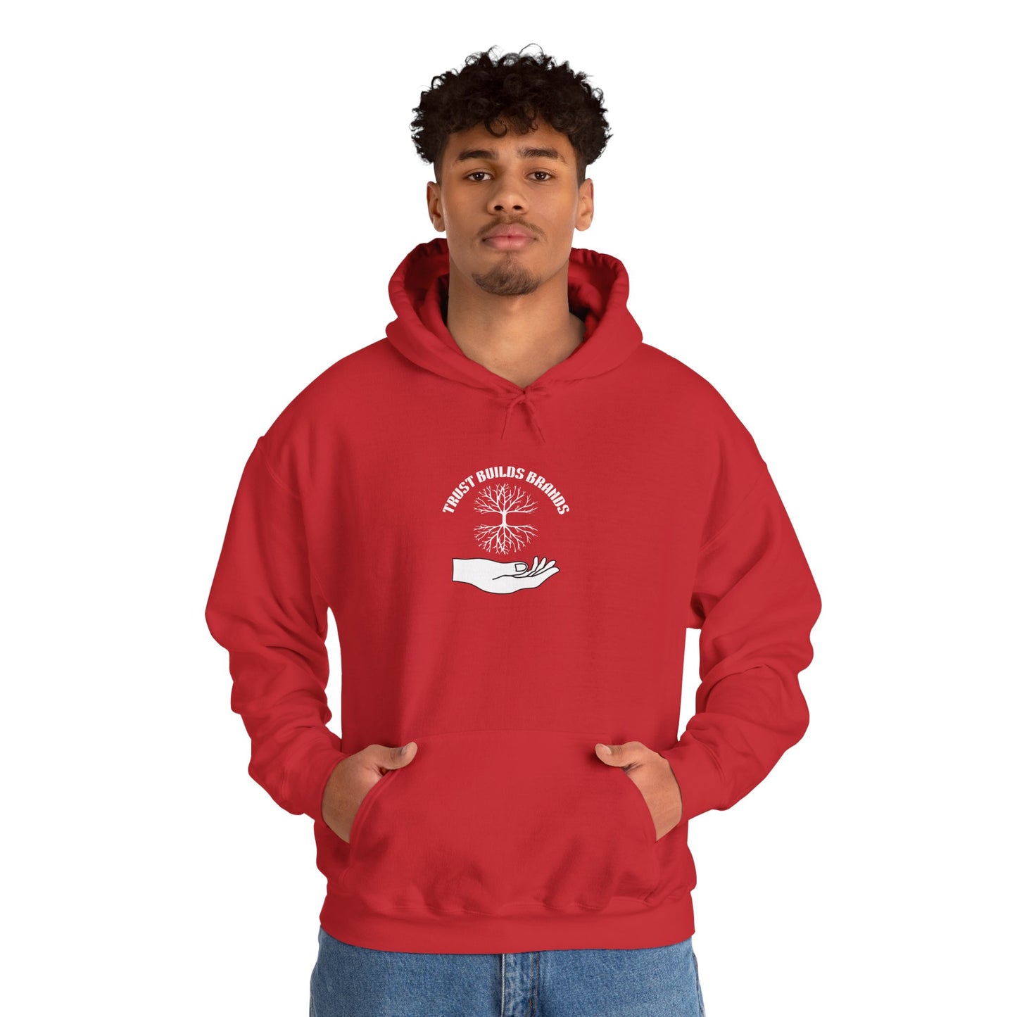 Minimalist Hand Graphic Unisex Hoodie, Cozy Gift for Him/Her, Casual Loungewear, Everyday Wear, Perfect for Birthdays/Chill Days