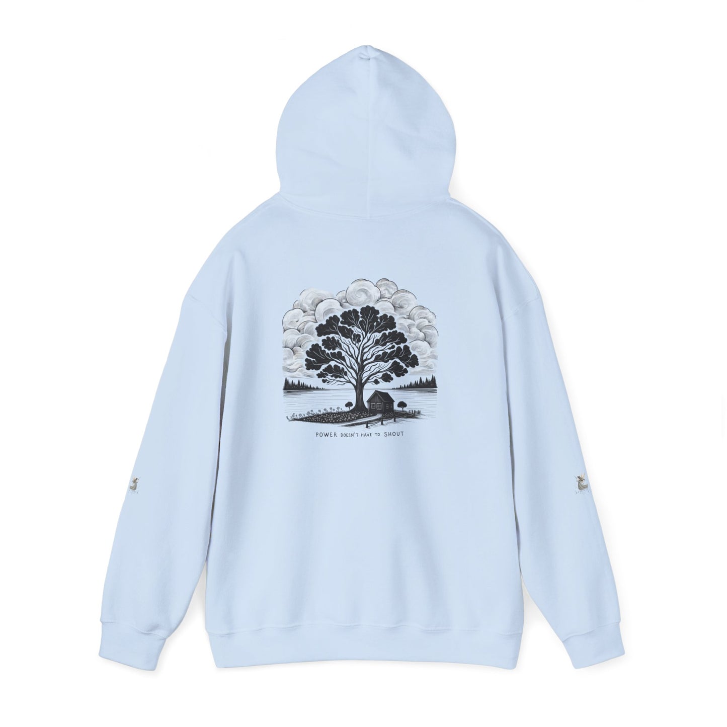 Nature-Inspired Hooded Sweatshirt | Ideal for Nature Lovers, Cozy Fall Wear, Gifts for Friends, Eco-Friendly Fashion
