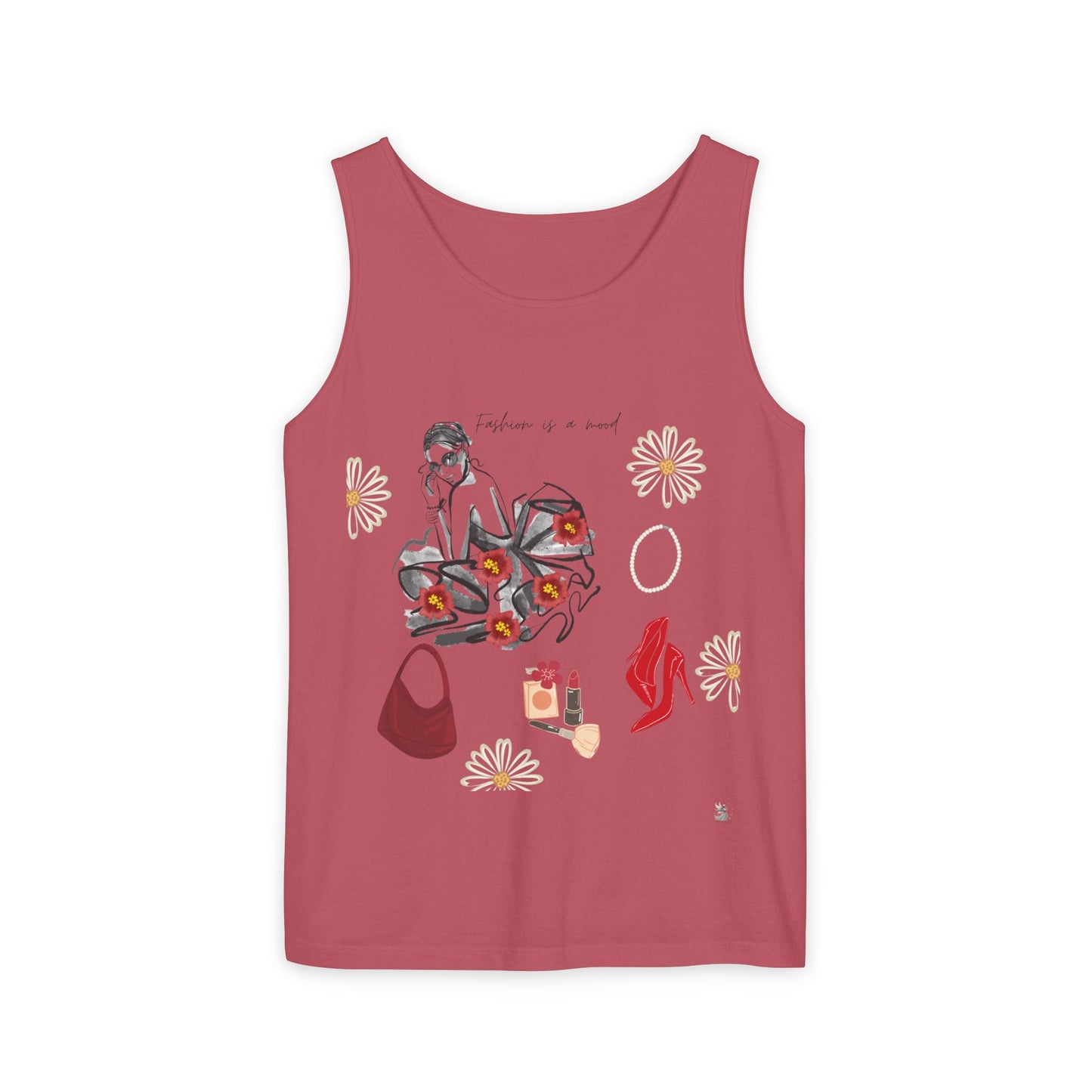 Stylish Fashionista Tank Top, trendsetter tank, summer apparel, gift for fashion lovers, casual chic top, vibrant summer style