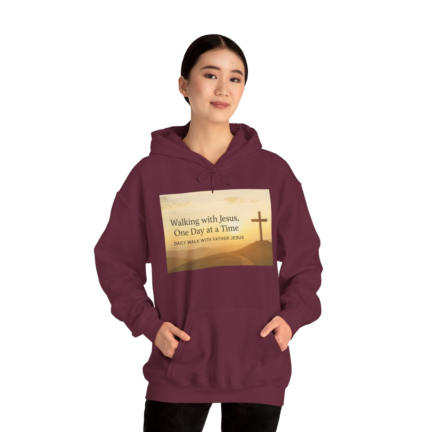 Inspirational Faith Hooded Sweatshirt, Cozy Christian Hoodie, Religious Sweatshirt, Everyday Comfort, Gift for Believers, Bible Verse [...]