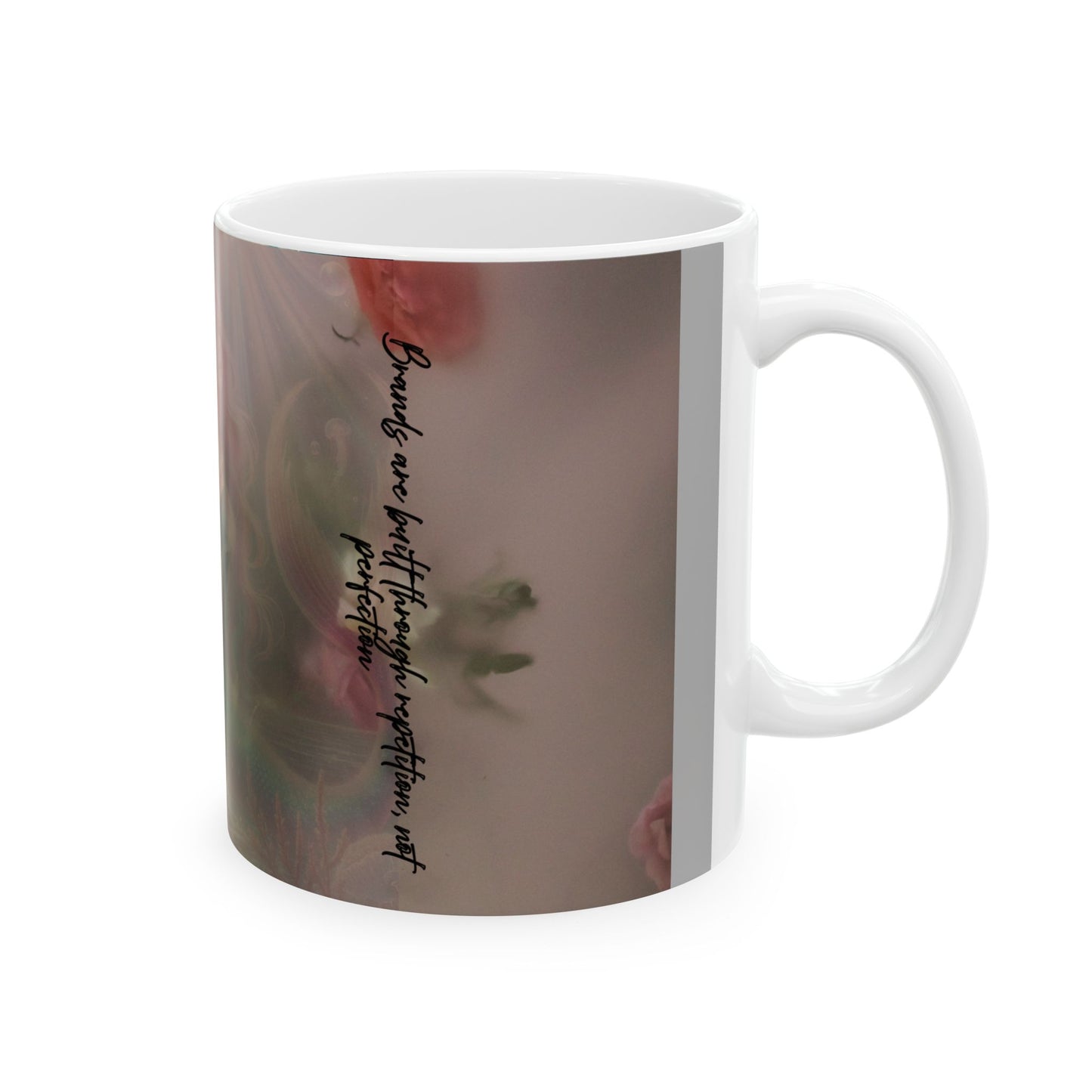 Elegant Mermaid Ceramic Mug - 11oz or 15oz, Whimsical Drinkware, Nautical Decor, Gift for Ocean Lovers, Fantasy Collection, Unique Homeware