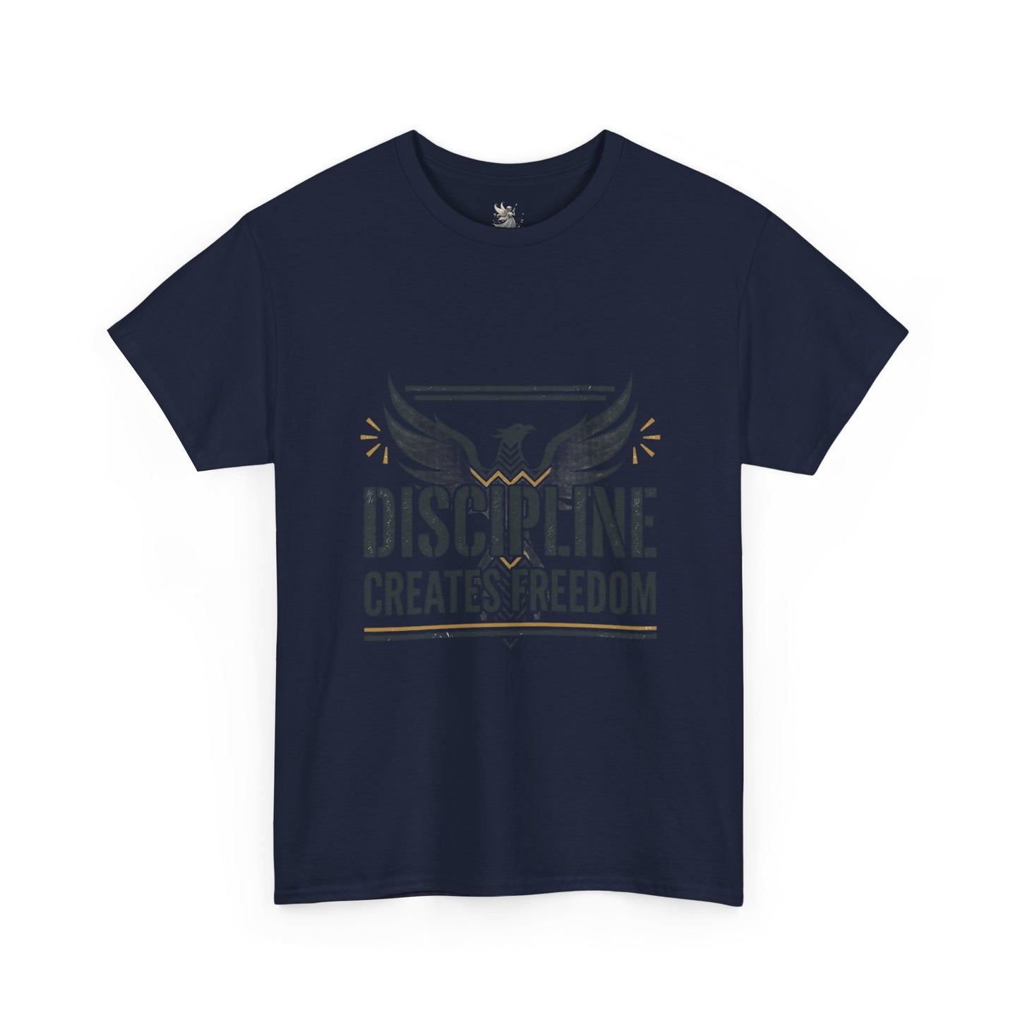 Discipline Creates Freedom T-Shirt — Motivational Eagle Fitness Tee