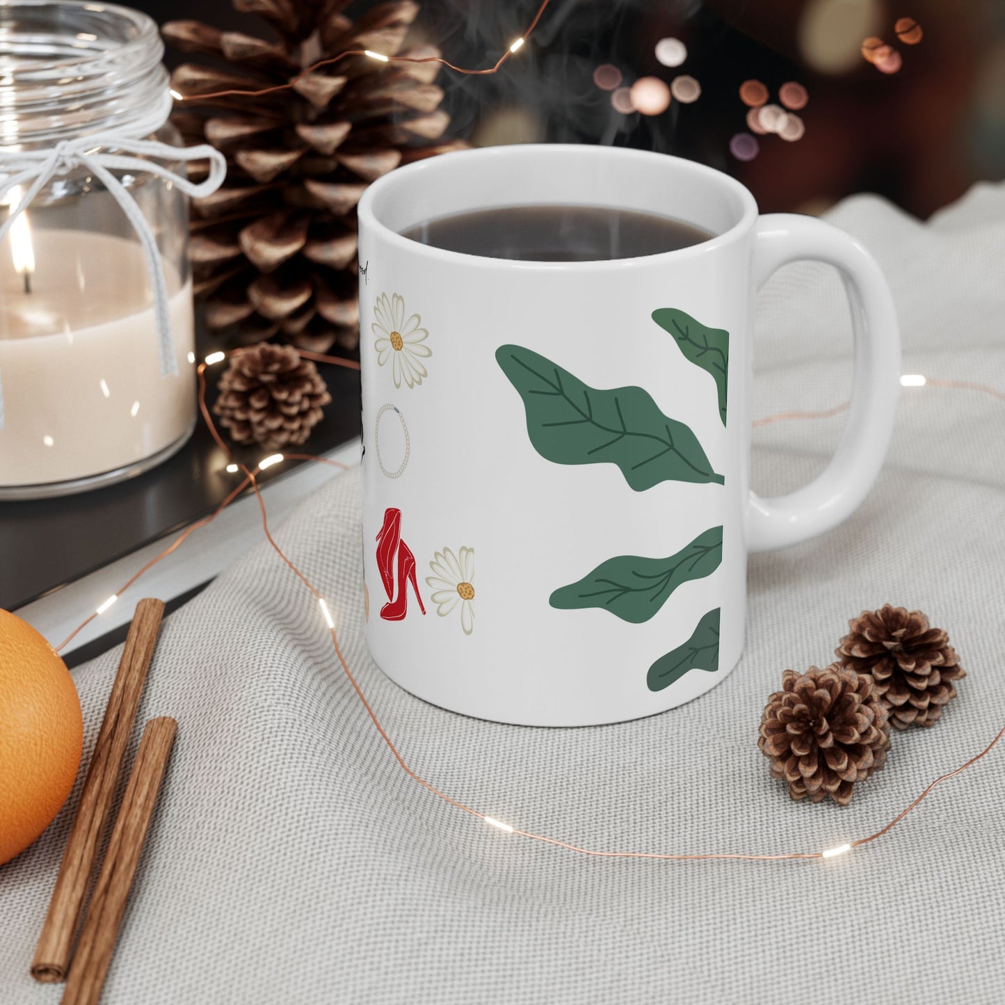Fashion Mug - Confident Woman Illustration