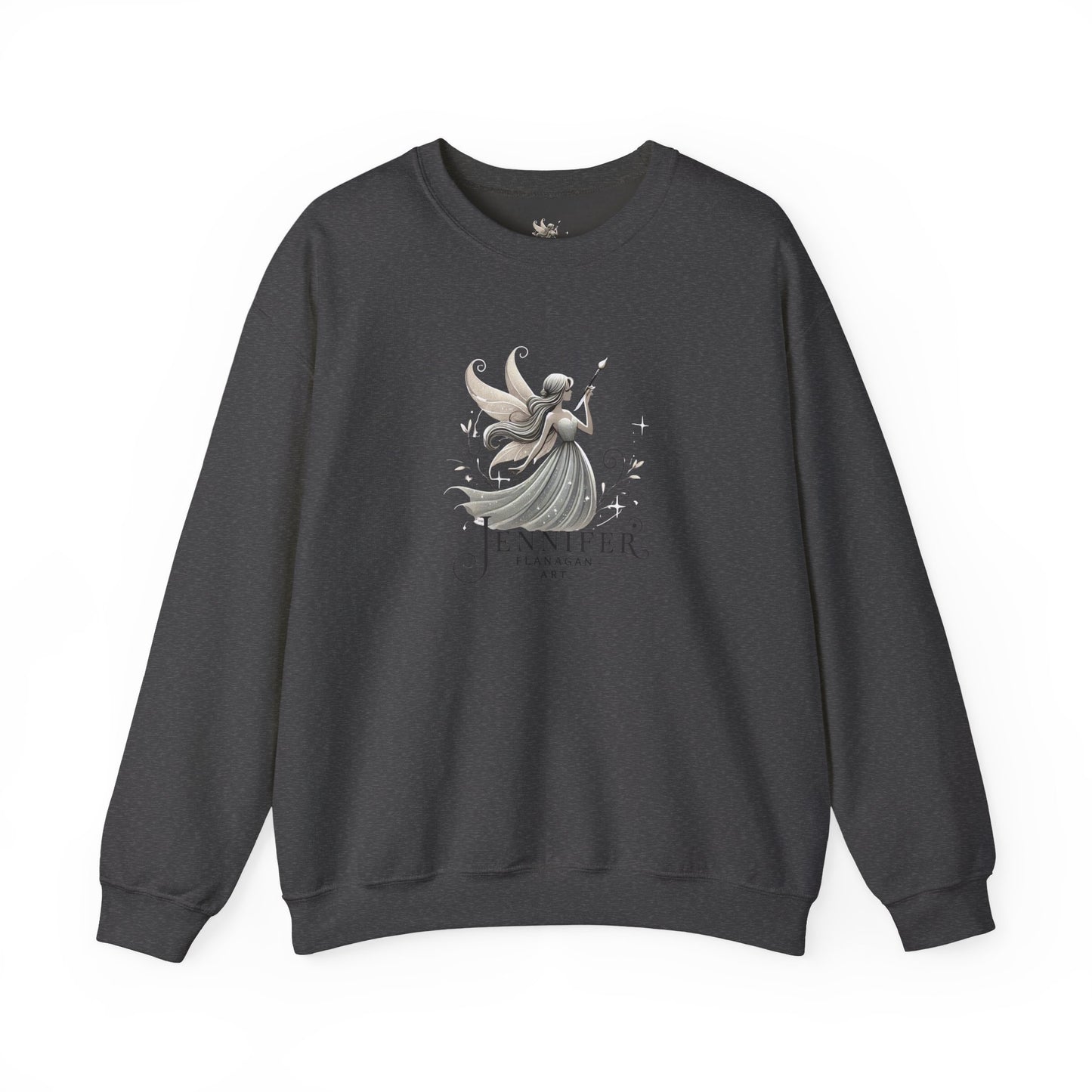 Whimsical Fairy Sweatshirt, Personalized Gift, Cozy Unisex Crewneck, Fantasy Themed Apparel, Unique Artwear, Perfect for Birthdays