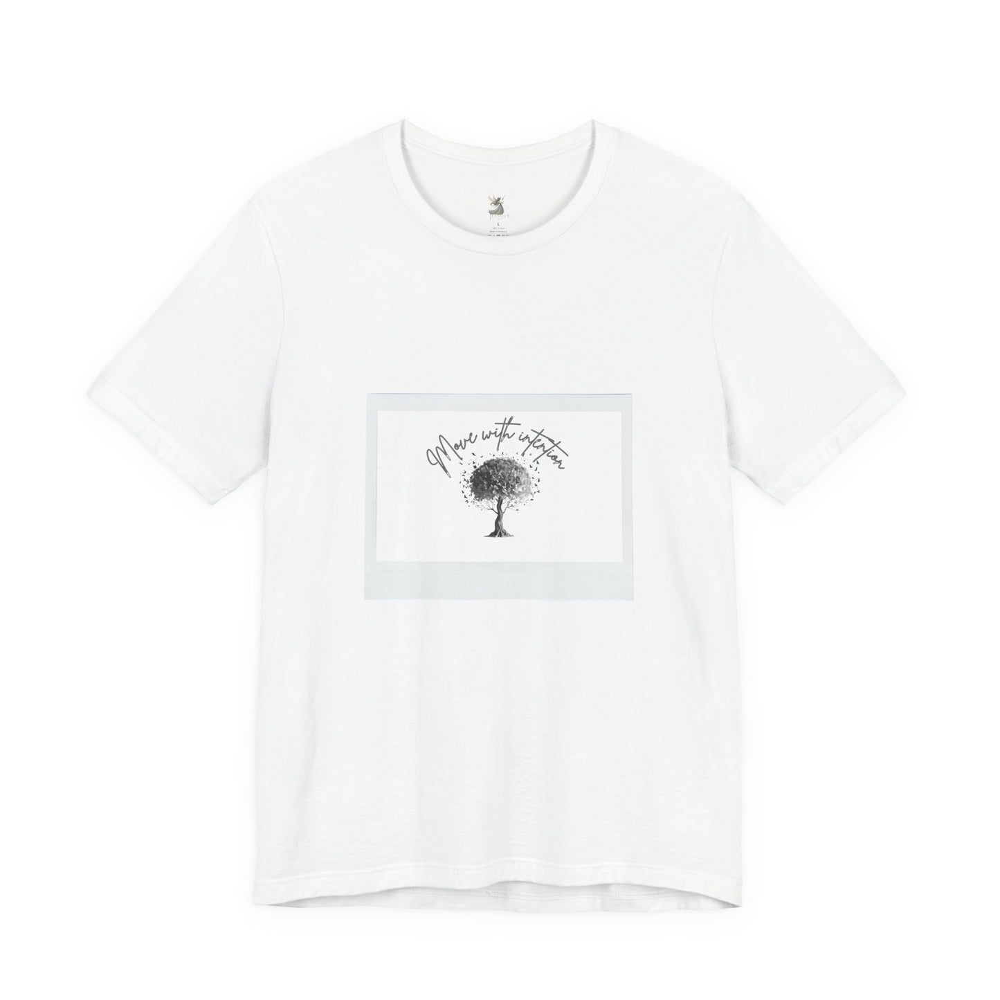 Minimalist Nature-Inspired Unisex Tee, Botanical Graphic Tee, Casual T-Shirt, Gift for Nature Lovers, Spring & Summer Wear