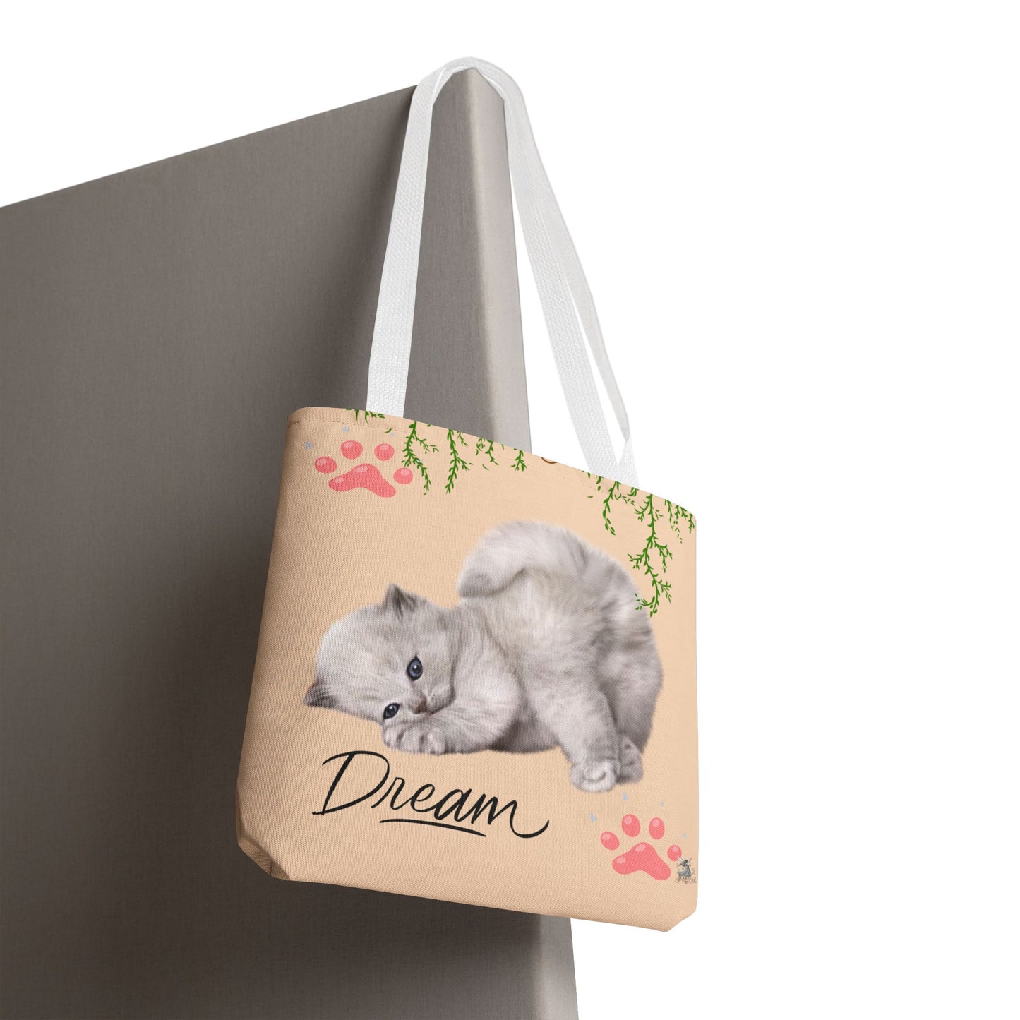 Dreamy Cat Tote Bag | Cute Pet Lover Gift | Stylish Eco-Friendly Tote | Paws & Whiskers Design | Everyday Use, Beach Bag, Shopping Bag