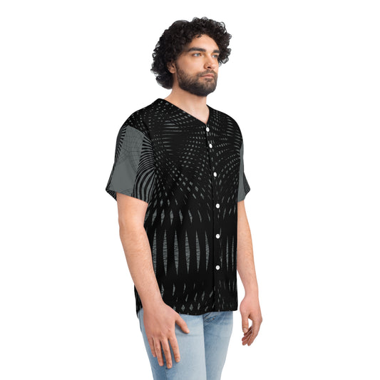 Trendy Men's Baseball Jersey, AOP Baseball Shirt, Graphic Tees for Sports Enthusiasts, Unique Gift for Him, Casual Wear for Game Days