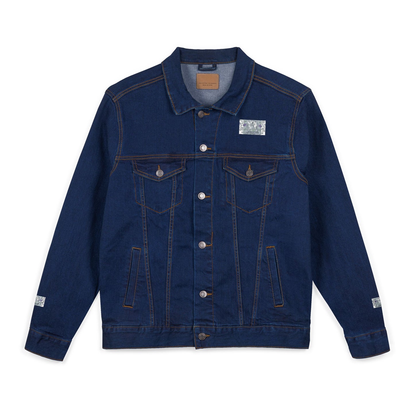 Stylish Unisex Embroidered Denim Jacket, Vintage Jean Jacket, Casual Wear, Spring Fashion, Unique Gifts for Him or Her