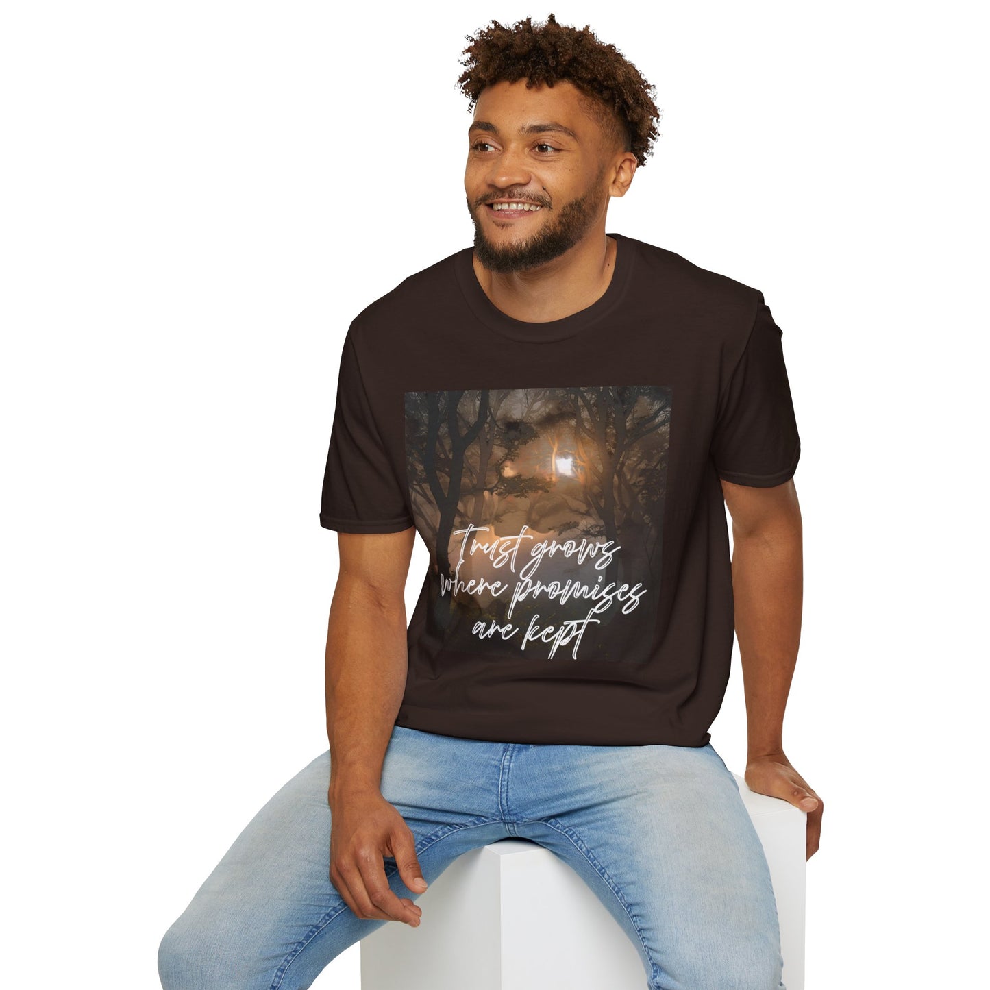 Inspirational Landscape T-Shirt - Nature Lovers Gift, Motivational Quote Tee, Outdoor Adventure Wear, Unisex Graphic Shirt