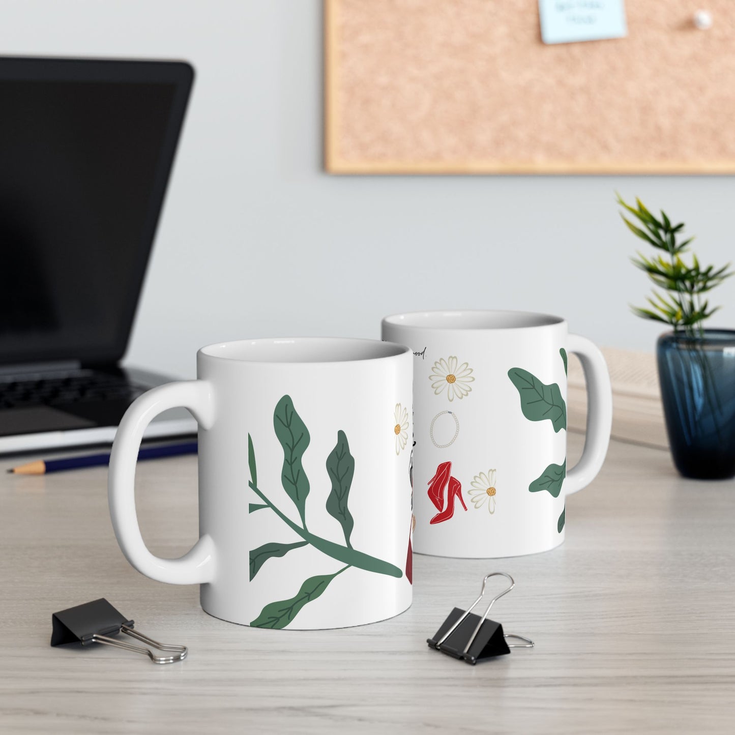Fashion Mug - Confident Woman Illustration