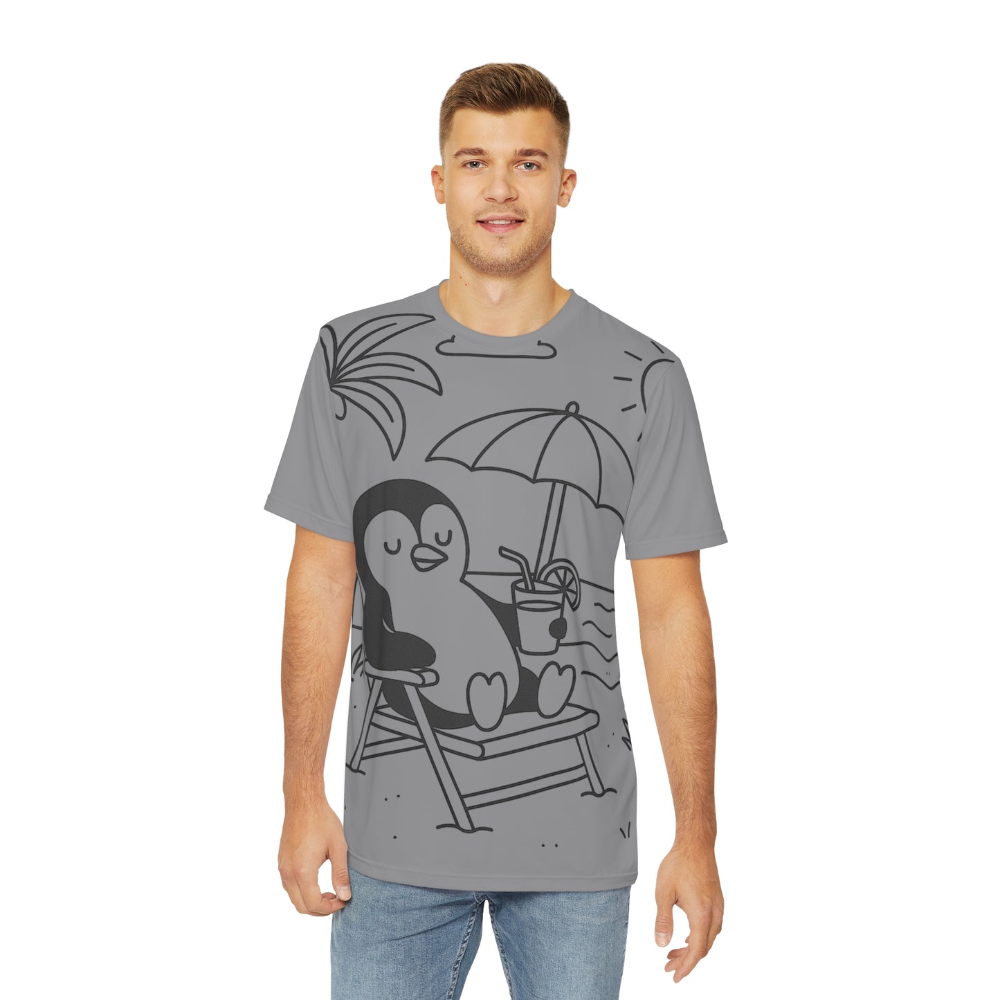 Men's Trendy Graphic Tee, Stylish Casual Top, Unisex Statement Shirt, Fashionable Everyday Wear, Unique Gift for Him