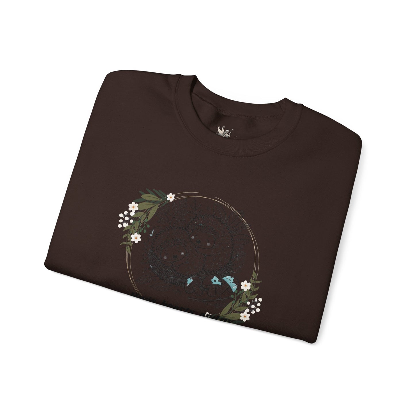 Hedgehog Sweatshirt - Valentine's Day Love Illustration