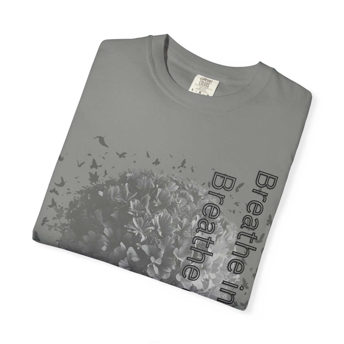 Inspirational Tree T-Shirt | Breathe Life, Courage & Fear | Unisex Tee for Nature Lovers, Gift, Self-Care, Mindfulness