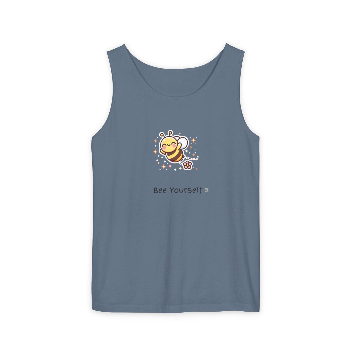 Bee Yourself Tank Top, Cute Bee Apparel, Summer Fashion, Unisex Summer Top, Gift for Nature Lovers, Bee Enthusiast Tank