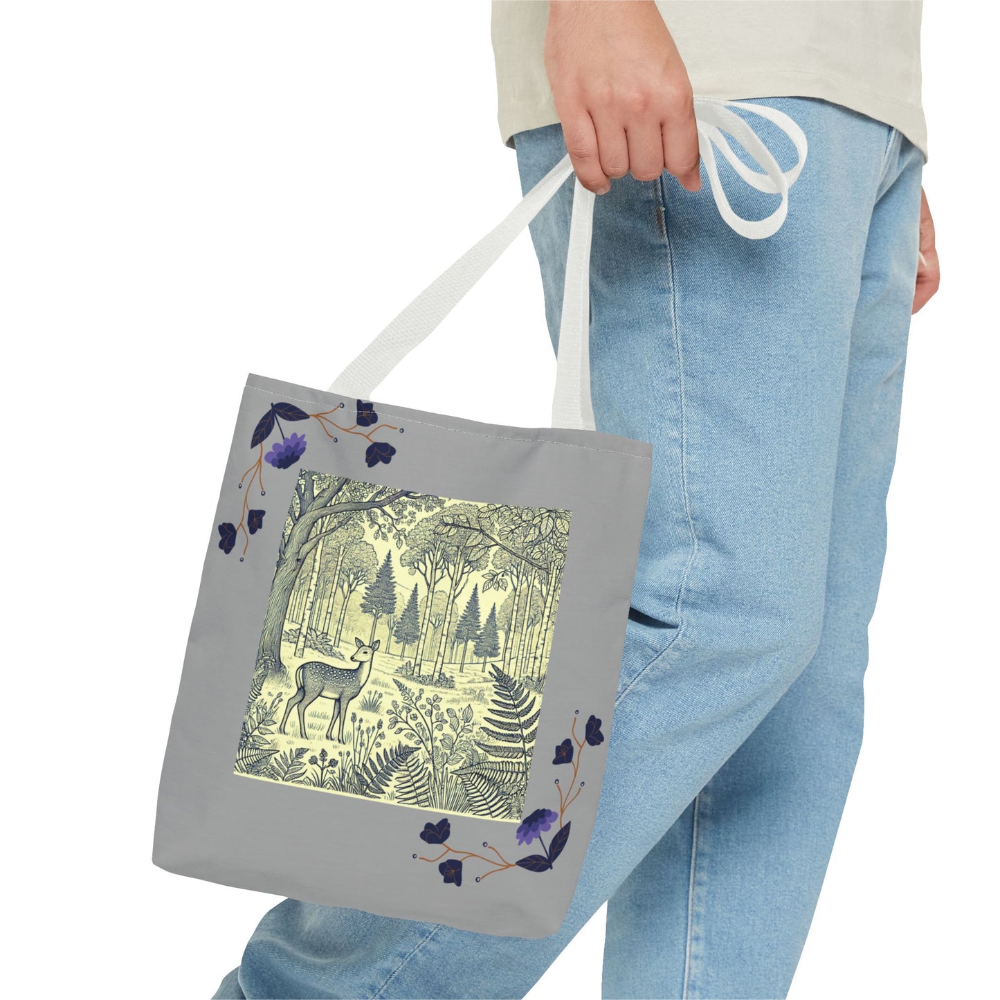 Nature-Inspired Tote Bag with Deer and Butterfly Designs, Eco-Friendly Shopping Tote, Floral Carryall, Gift for Nature Lovers, Stylish [...]
