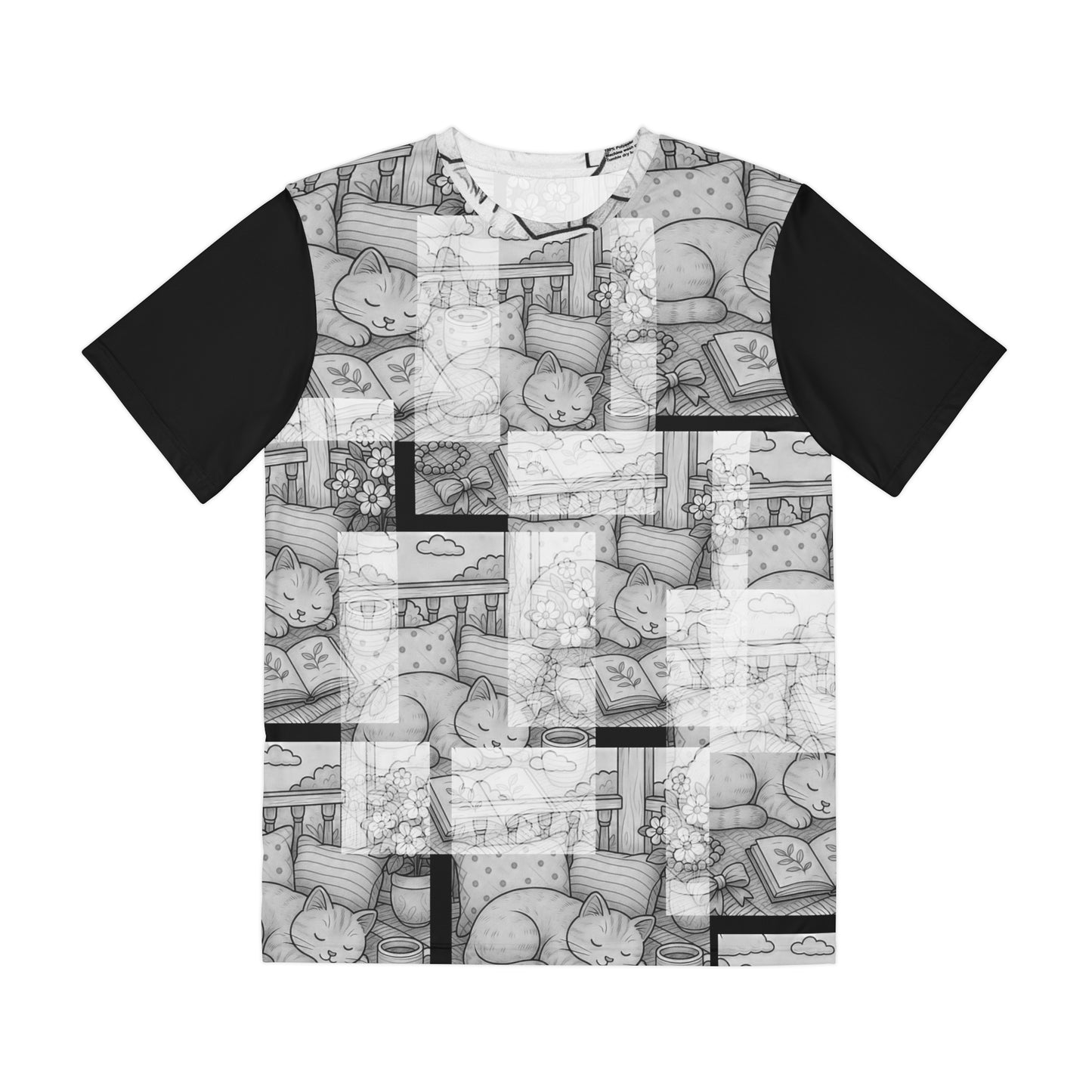 Men's Artistic Patterned Tee, Trendy Summer Shirt, Unique Graphic Tee, Casual Wear, Gift for Art Lovers, Vacation Outfit