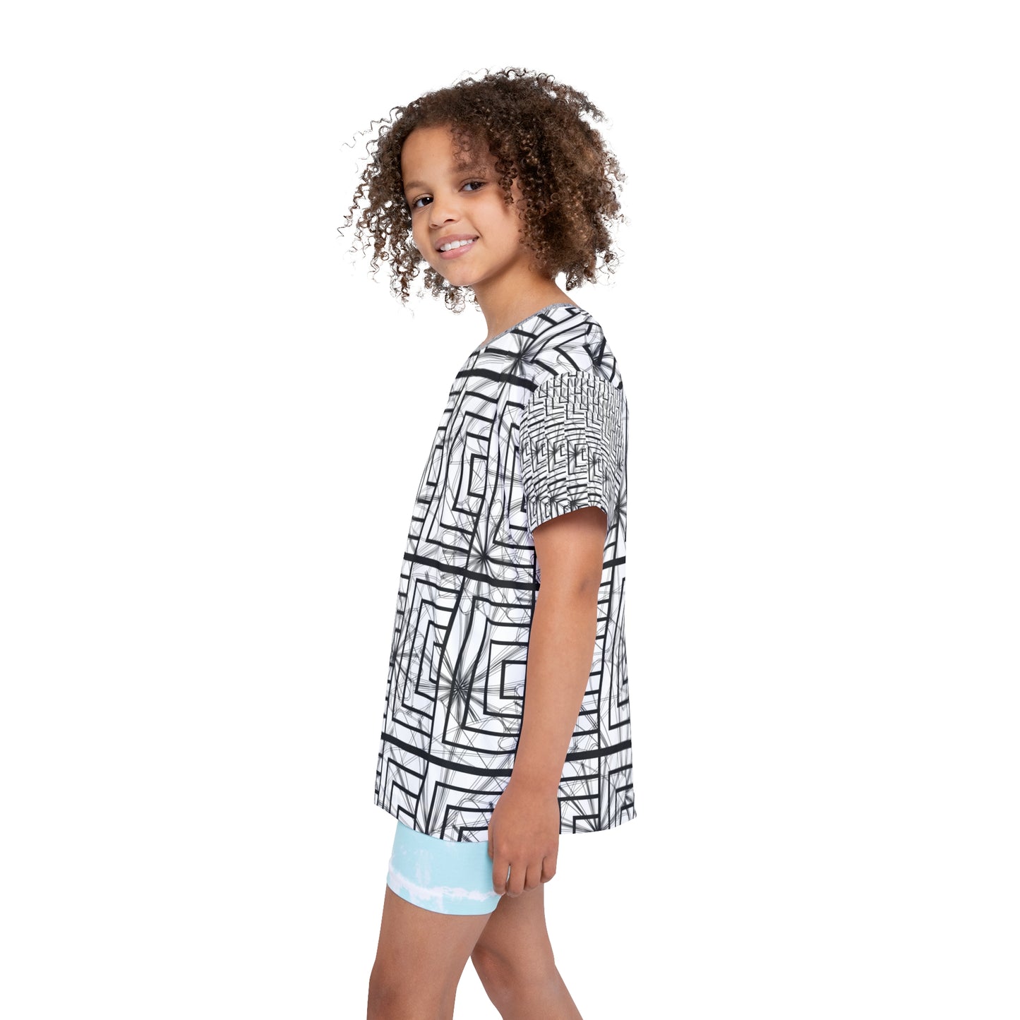 Stylish Kids Sports Jersey, Activewear for Young Athletes, Youth Sports Gear, Trendy Kids T-Shirt, Perfect for Birthdays and Sports Events