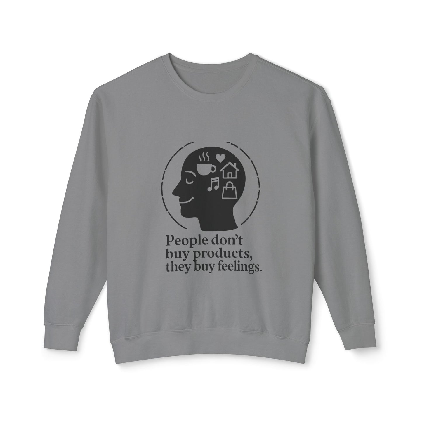 Emotional Connection Lightweight Crewneck Sweatshirt - Perfect Gift for Mindfulness Lovers, Cozy, Inspirational Apparel, Casual [...]