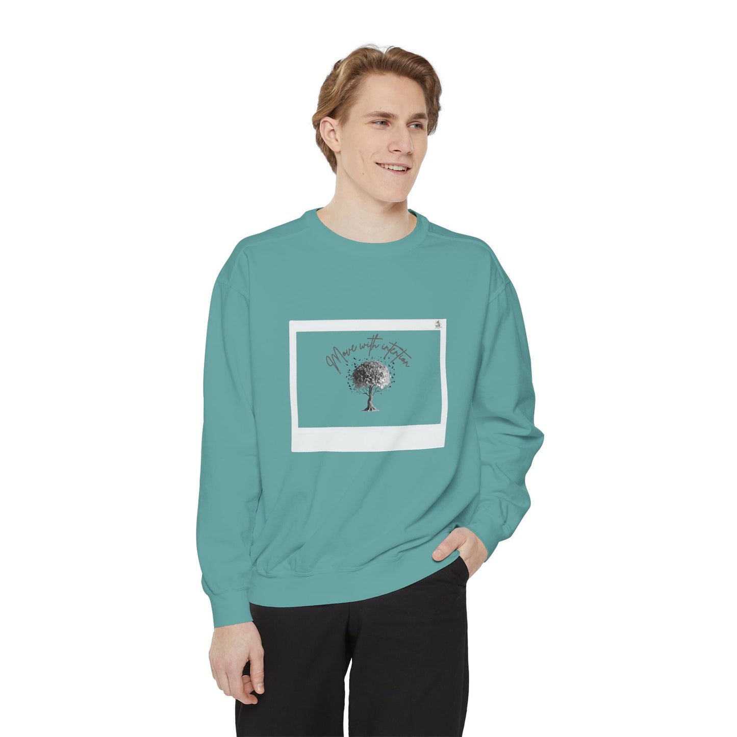 Cozy Garment-Dyed Sweatshirt, Inspirational Sweatshirt, Unisex Hoodie, Gift for Nature Lovers, Casual Everyday Wear, Motivational Apparel