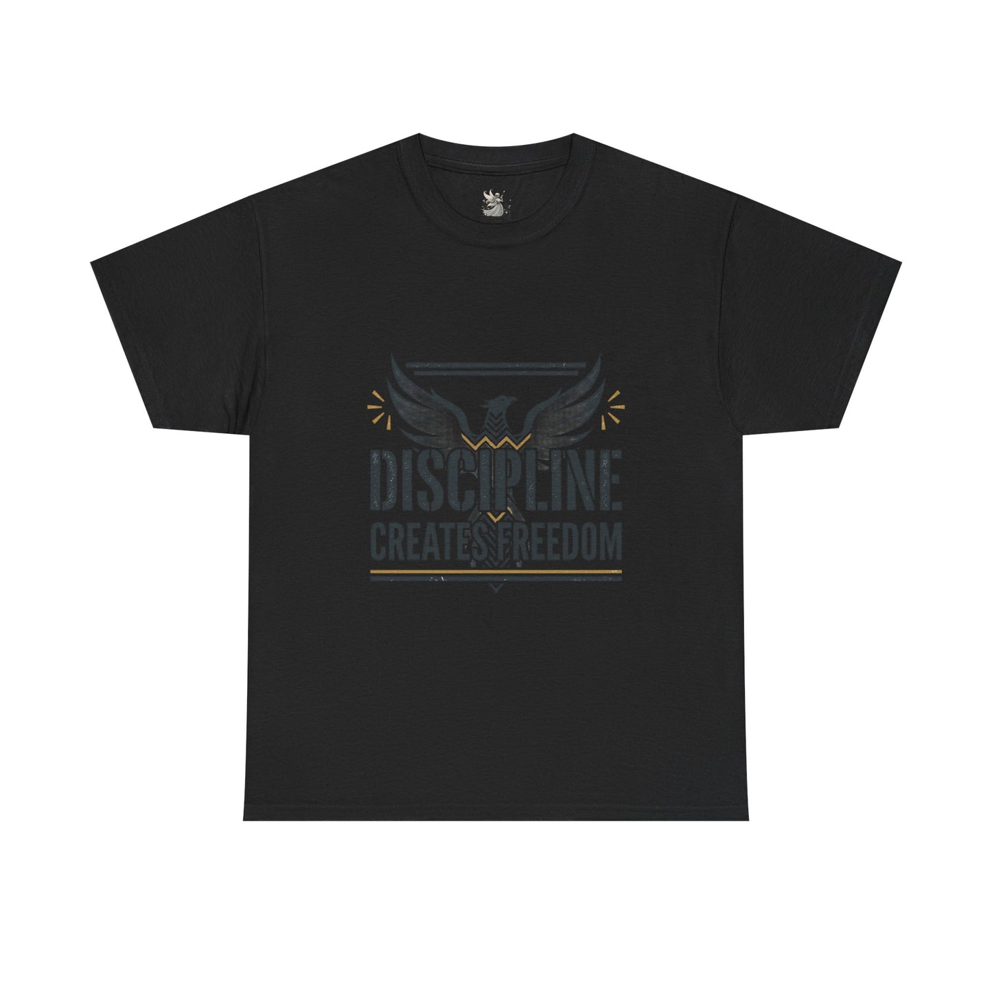 Discipline Creates Freedom T-Shirt — Motivational Eagle Fitness Tee