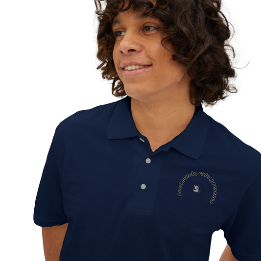 Men's Piqué Polo Shirt - Classic Fit, Casual Style, Great for Golf, Office, or Weekend Outings, Versatile Fashion Essential