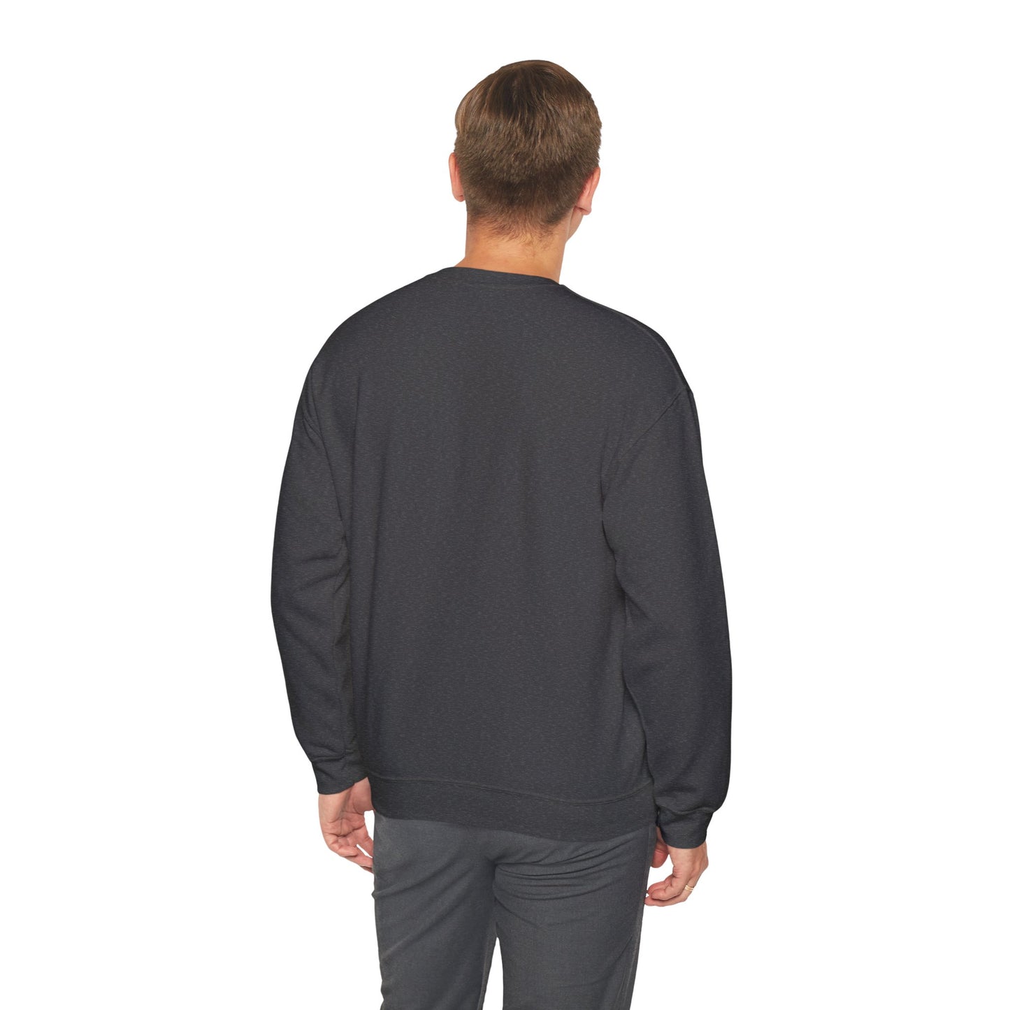 Minimalist Chest Quote Sweatshirt | Subtle Typographic Design