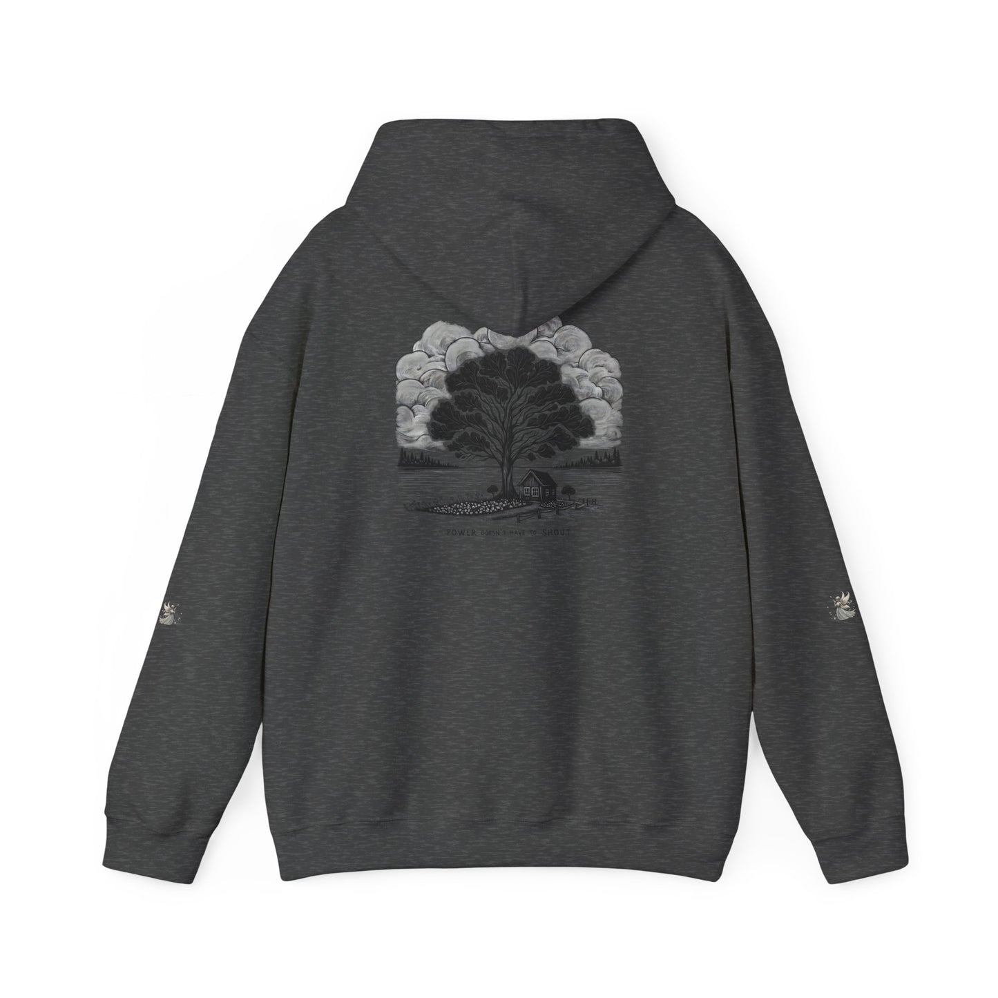 Nature-Inspired Hooded Sweatshirt | Ideal for Nature Lovers, Cozy Fall Wear, Gifts for Friends, Eco-Friendly Fashion