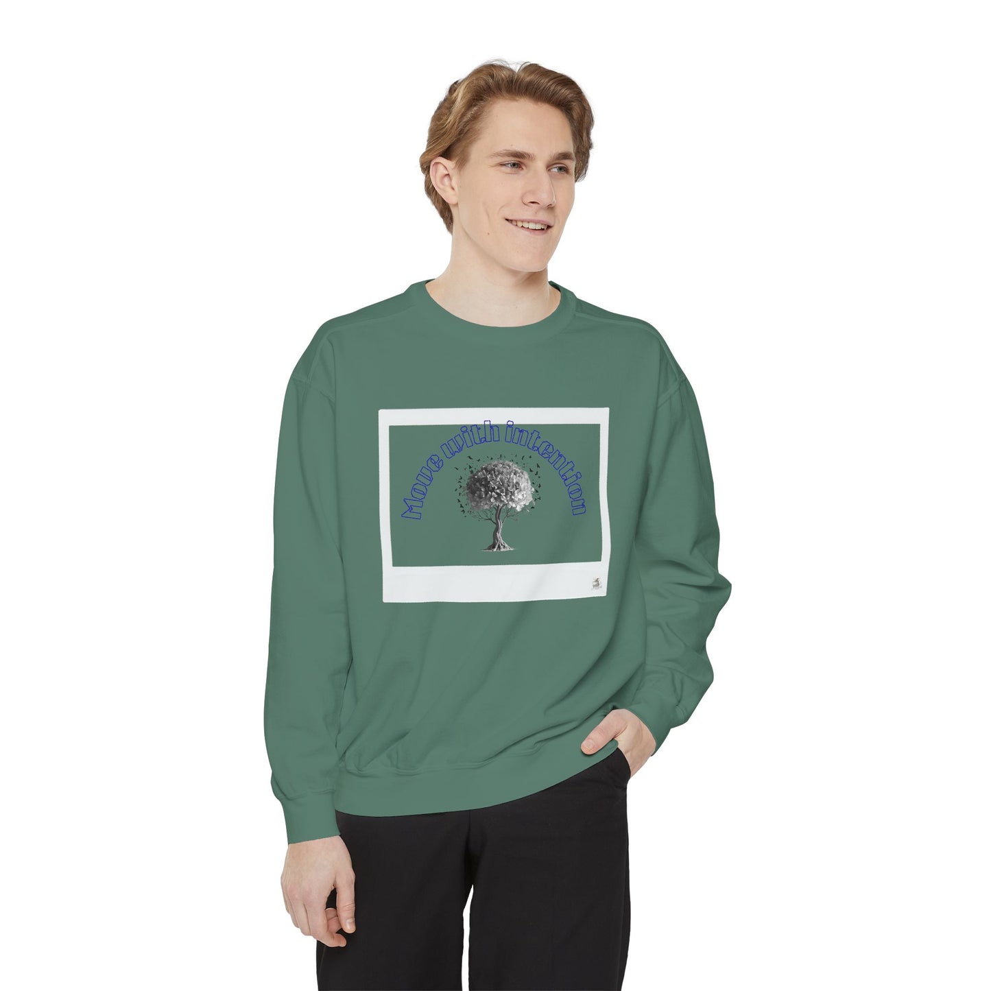 Garment-Dyed Sweatshirt with Inspirational Tree Design, Cozy Sweatshirt for Nature Lovers, Perfect Gift for Any Occasion, Unisex [...]