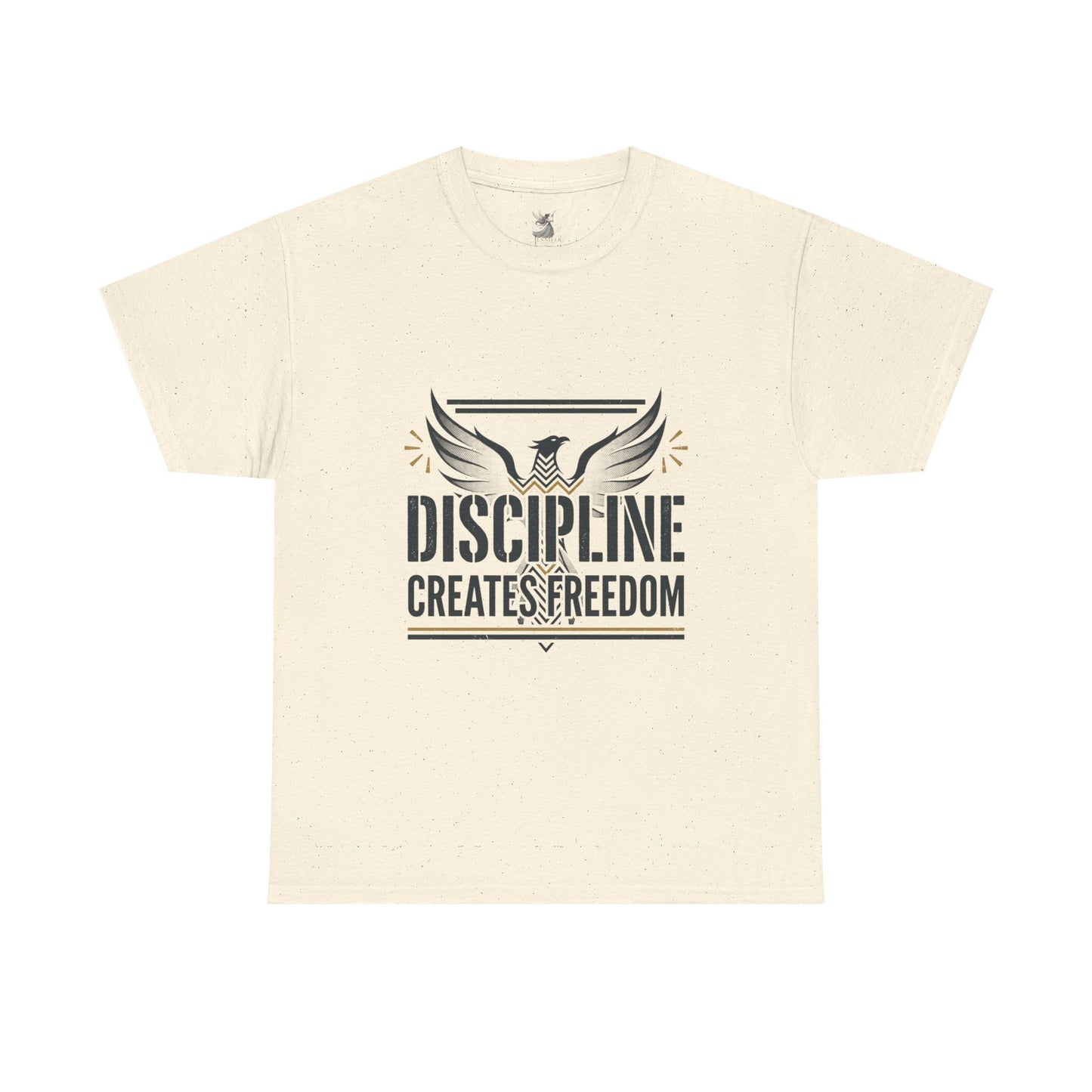 Discipline Creates Freedom T-Shirt — Motivational Eagle Fitness Tee