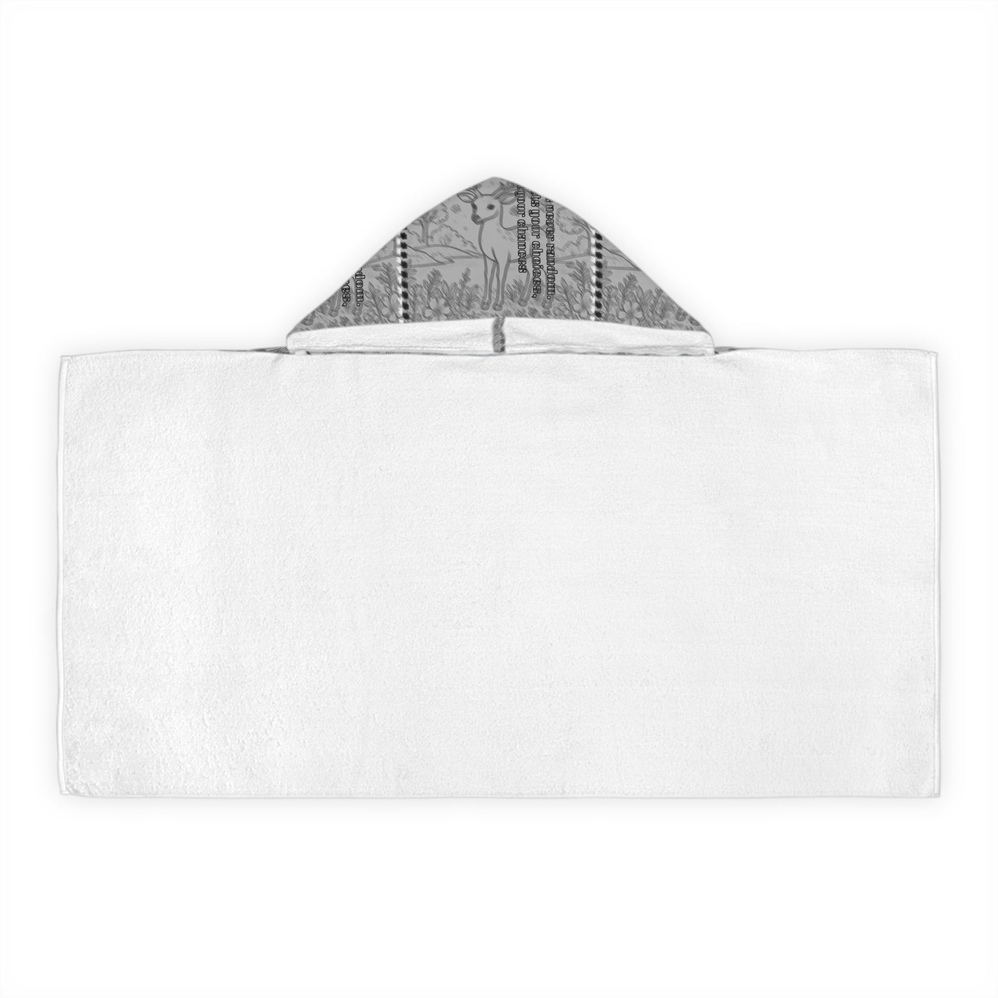 Cozy Youth Hooded Towel for Kids, Perfect for Bath Time, Pool Days, Gift Idea for Birthdays, Holidays, and Summer Fun